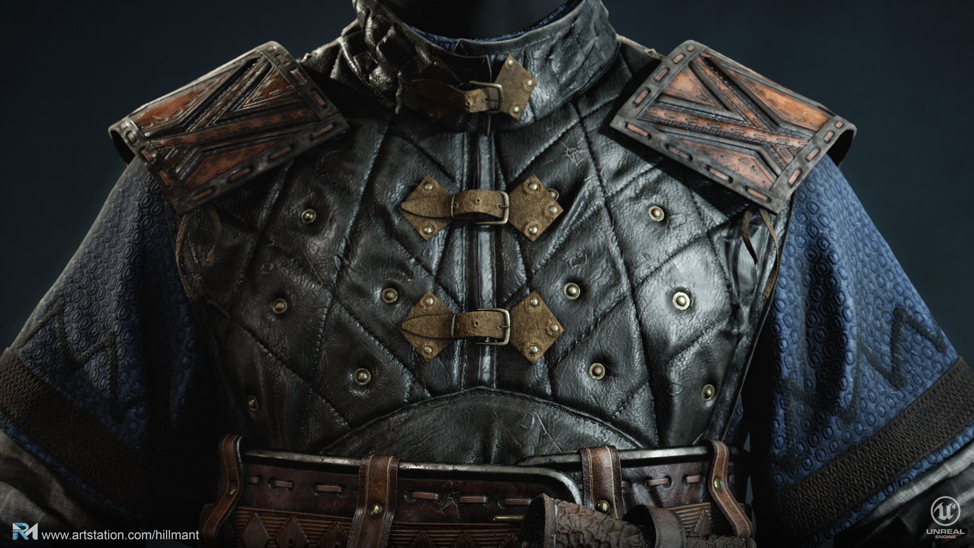 Viking Clothes Low-poly 3D model_4