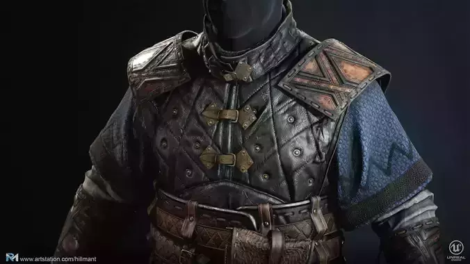 Viking Clothes Low-poly 3D model