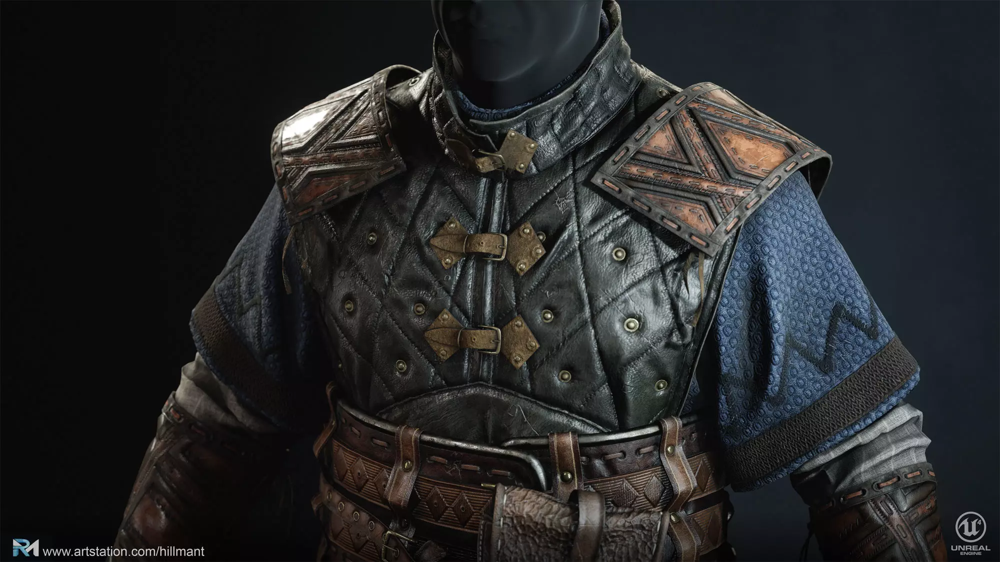 Viking Clothes Low-poly 3D model_0