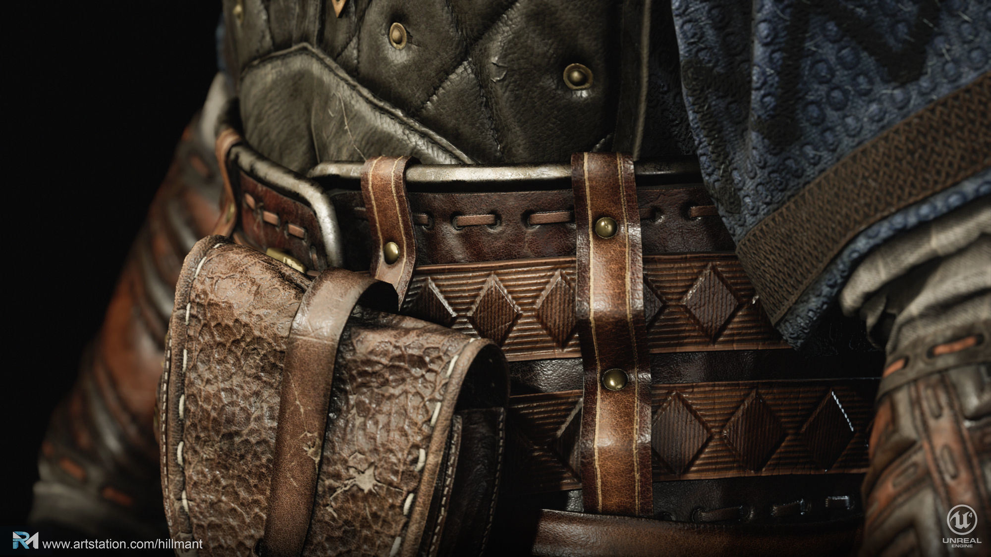 Viking Clothes Low-poly 3D model_10