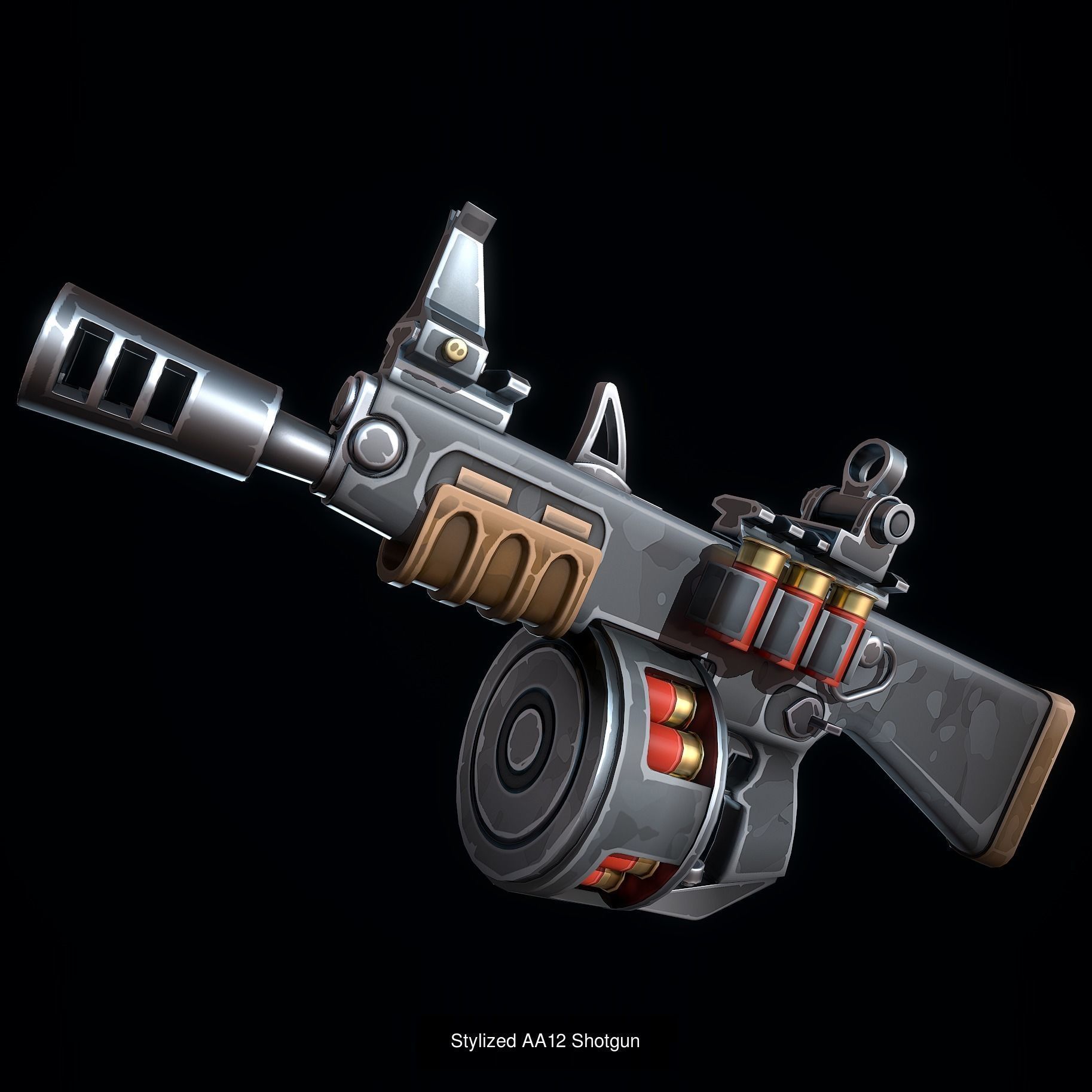 Collection of Stylized Firearms _15