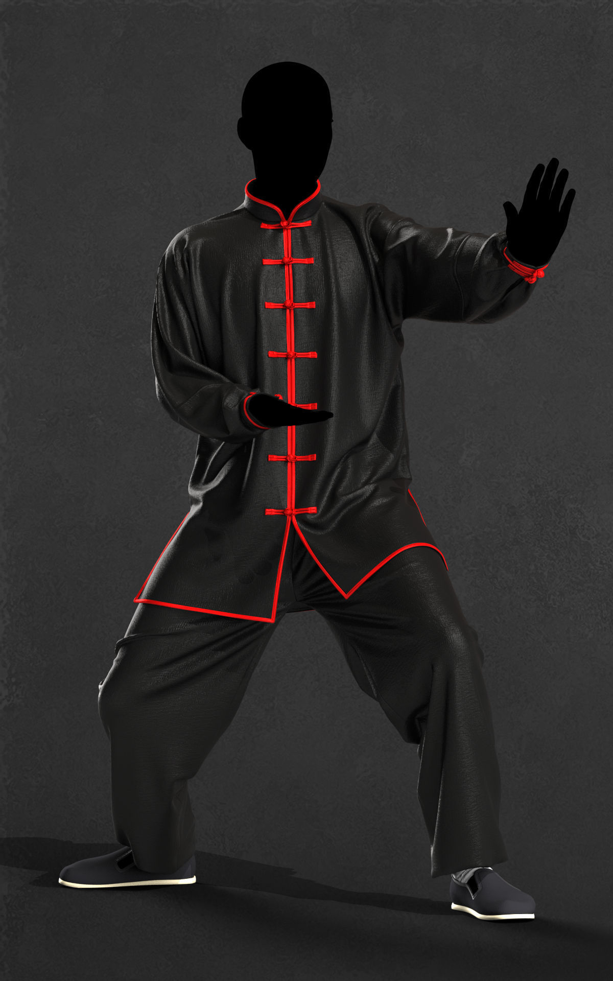 Martial arts uniforms 2 - Marvelous Designer project and OBJ 3D model_1