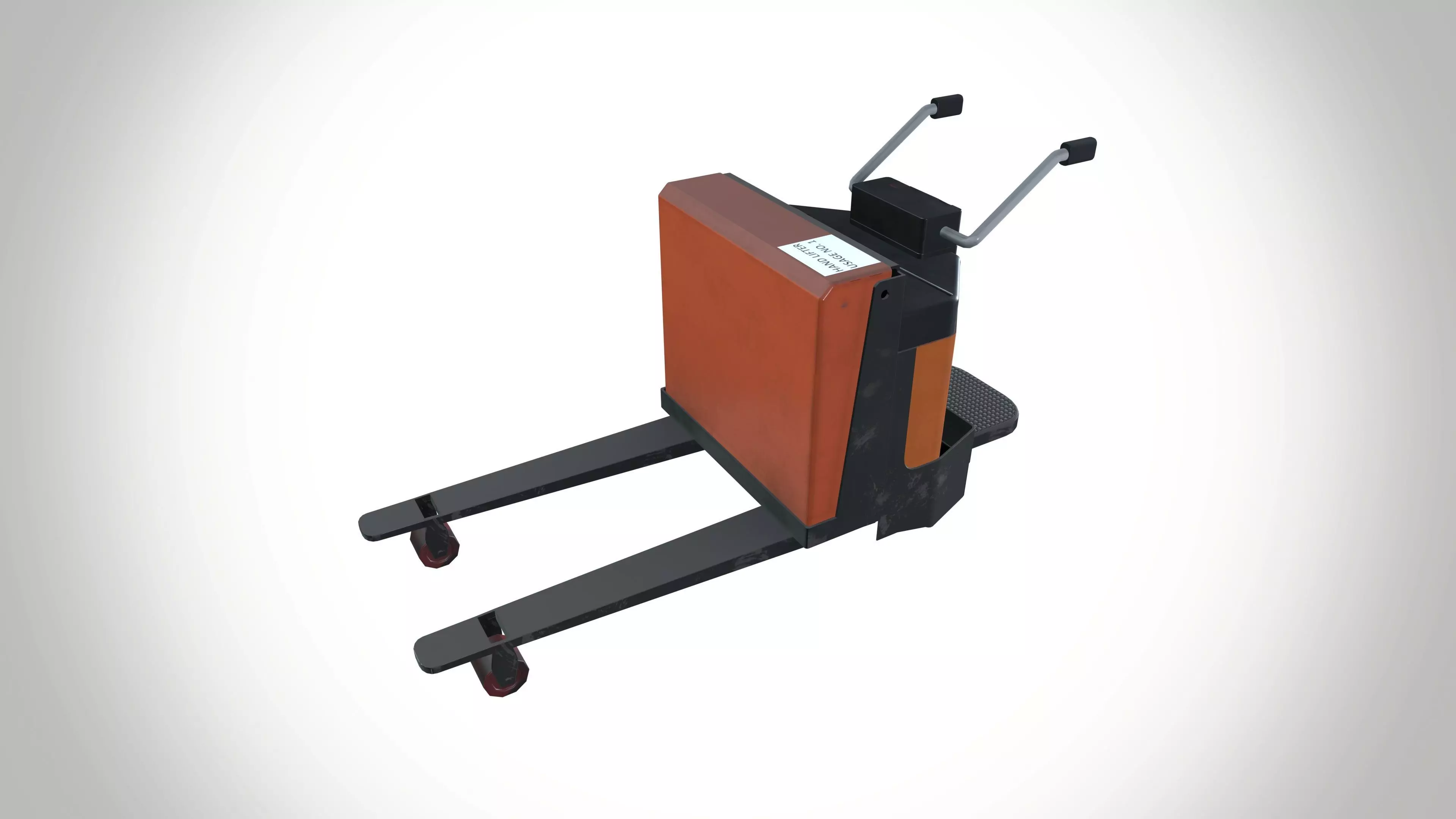 BOPT BATTERY OPERATED PALLET TRUCK for Wearhouse 3D model