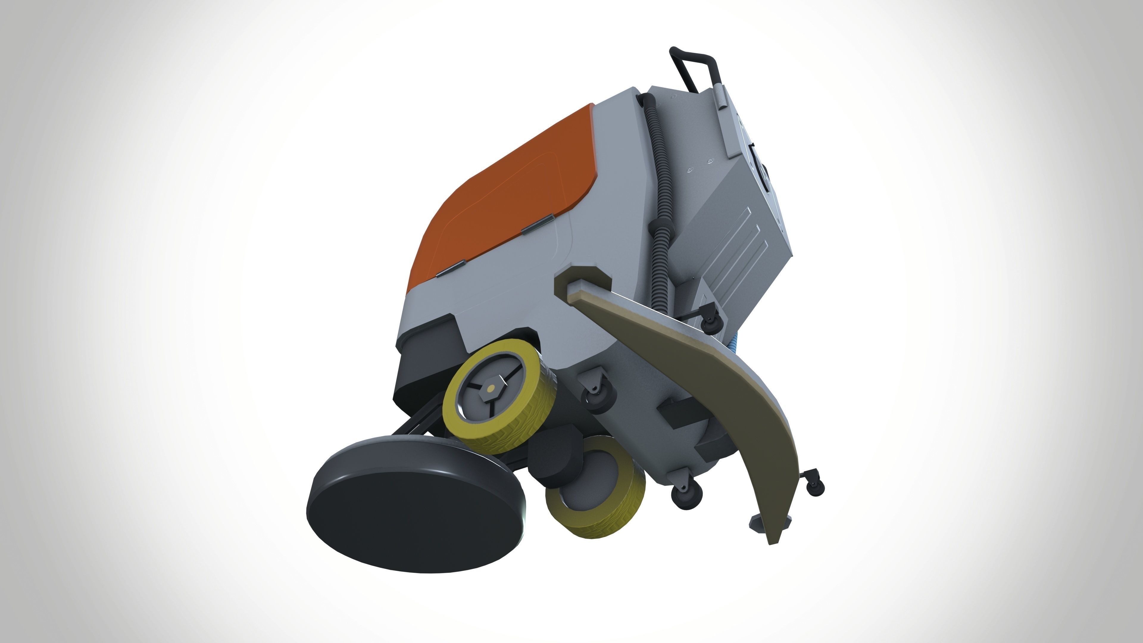 Floor Cleaner Machine 3D model_6