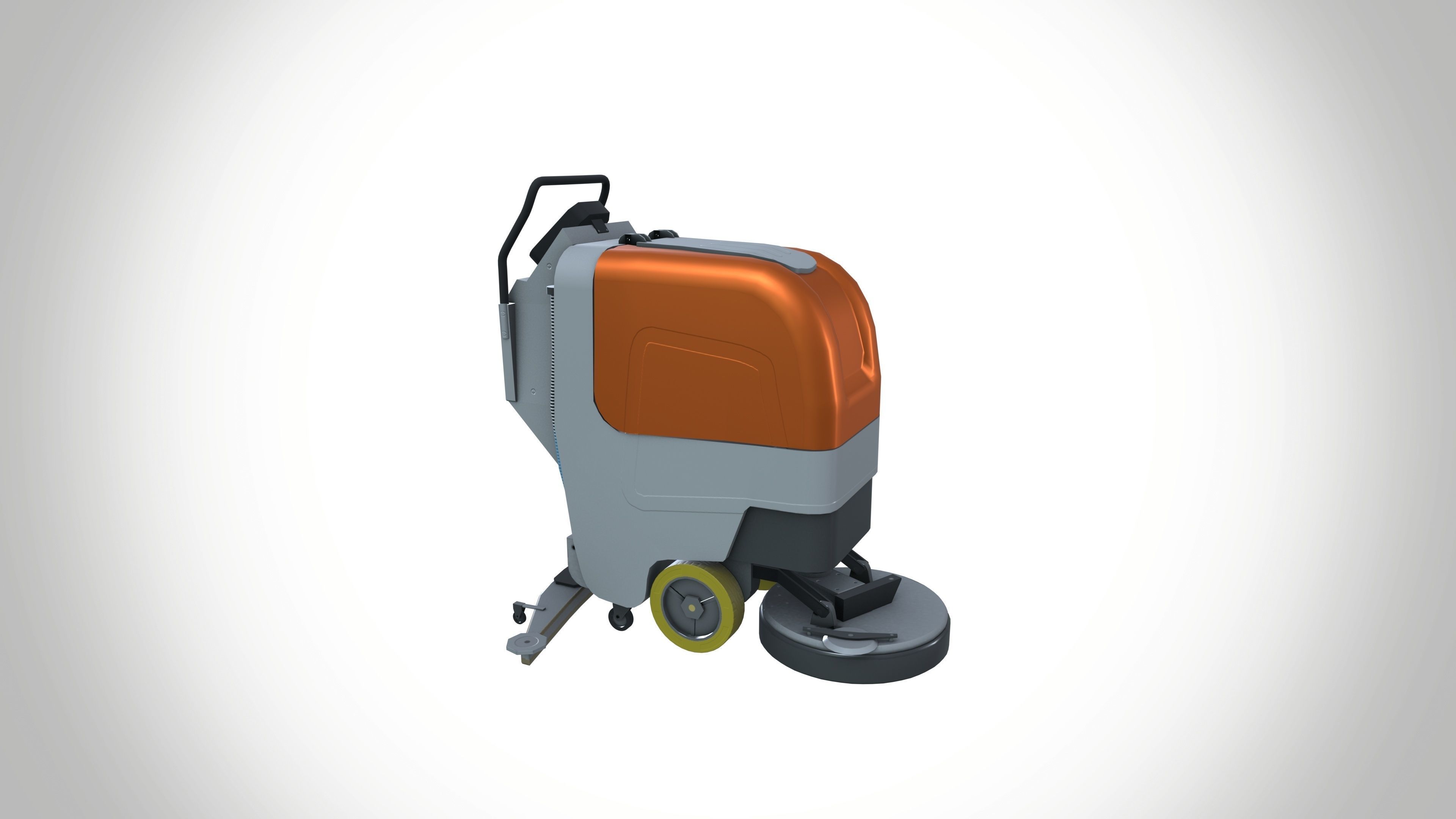 Floor Cleaner Machine 3D model_2