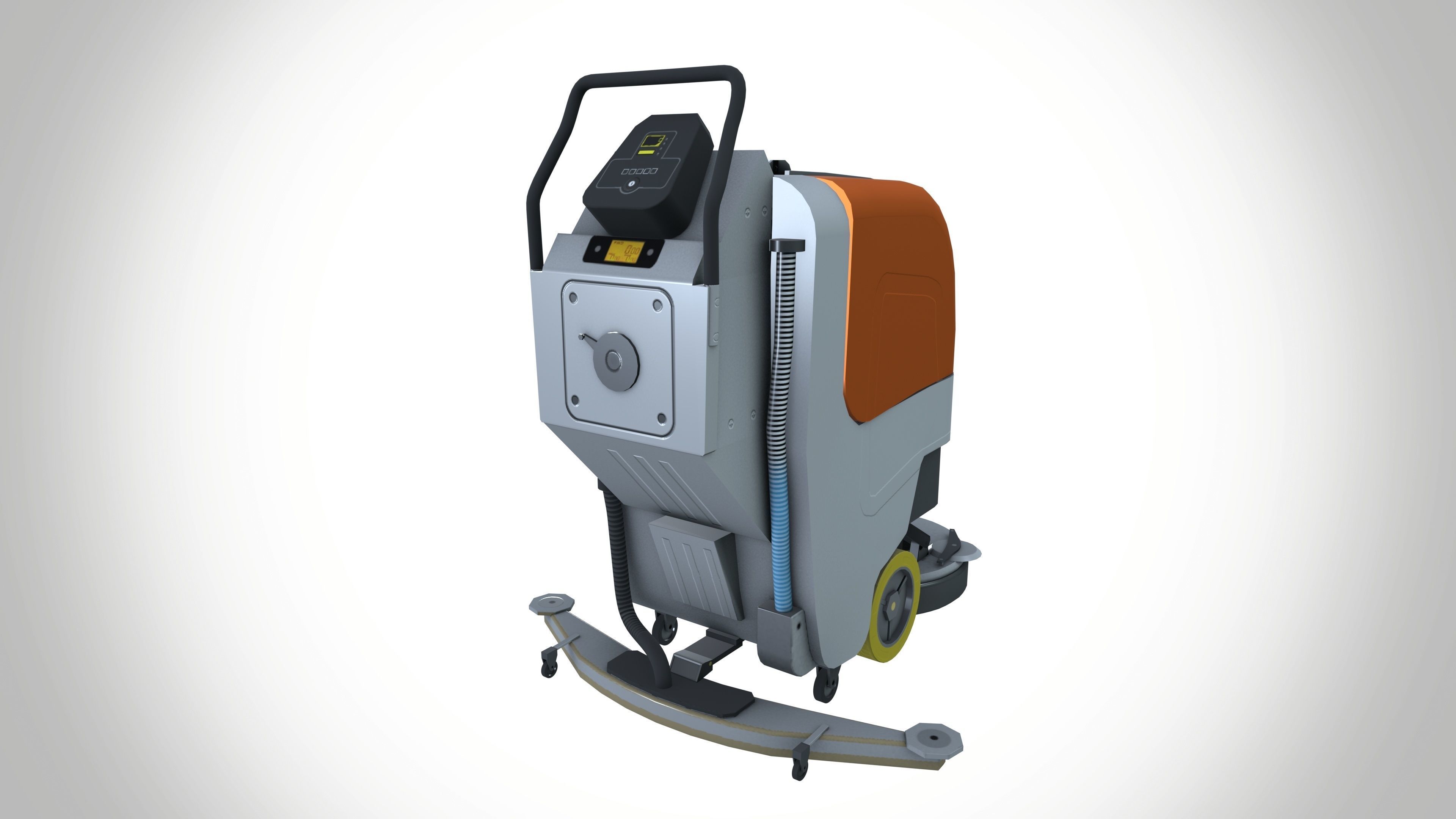 Floor Cleaner Machine 3D model_4
