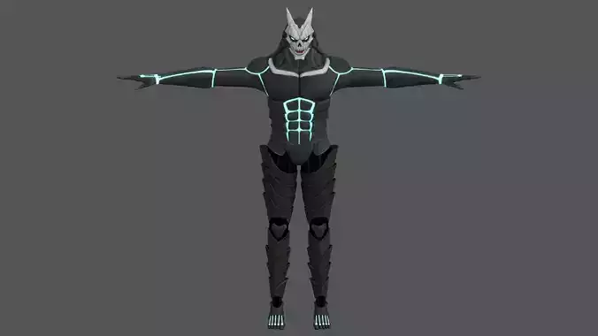 Kaiju No 8 Low-poly 3D model