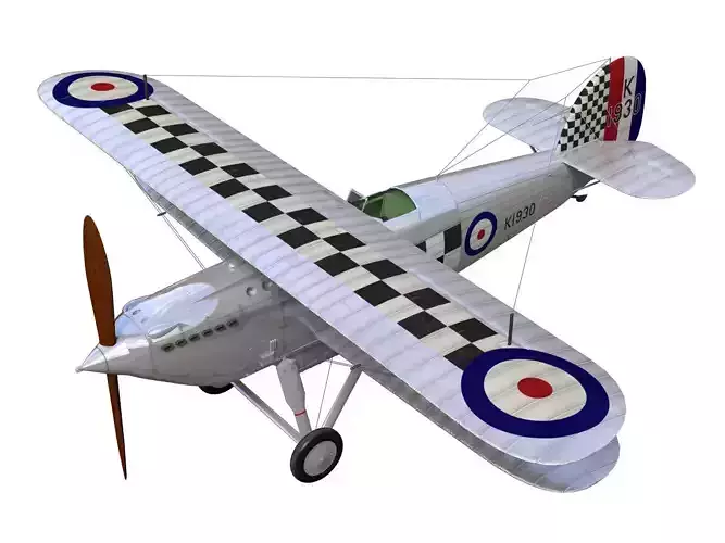 hawker fury 3D model