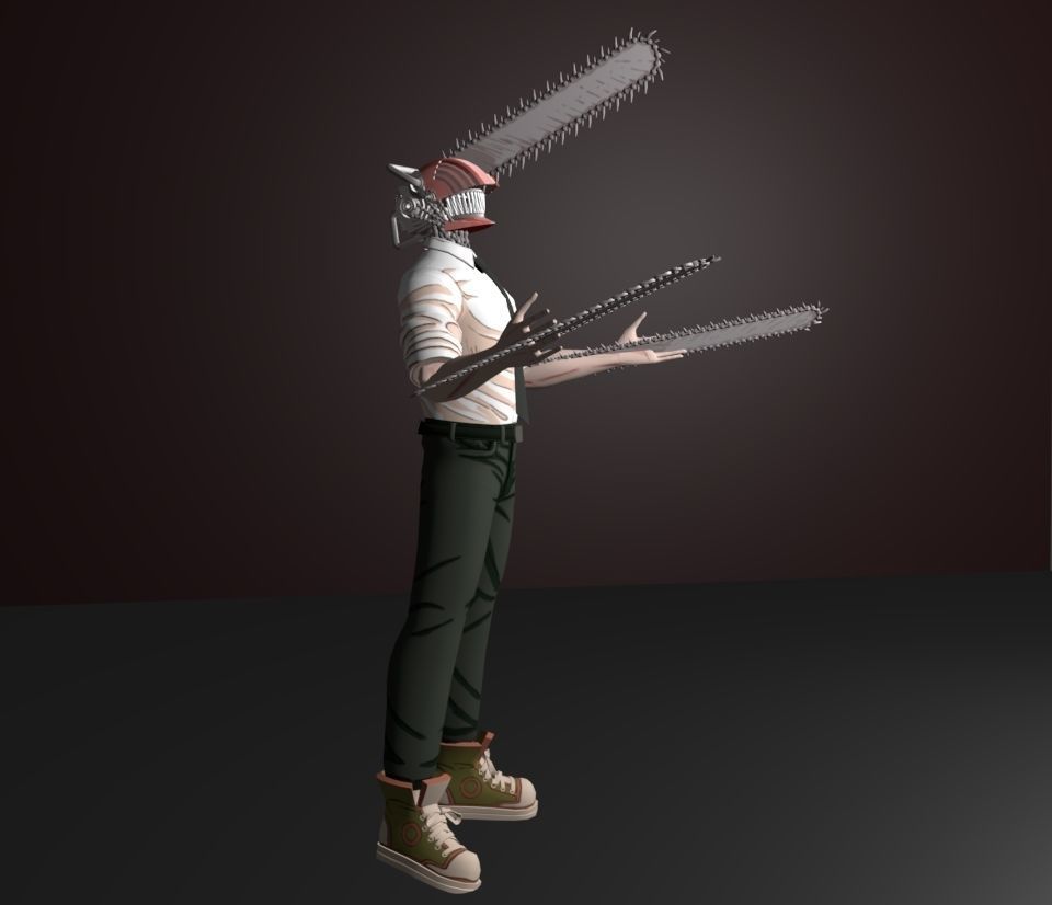 denji mmd 3D model_3