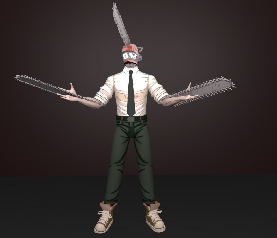 denji mmd 3D model_1