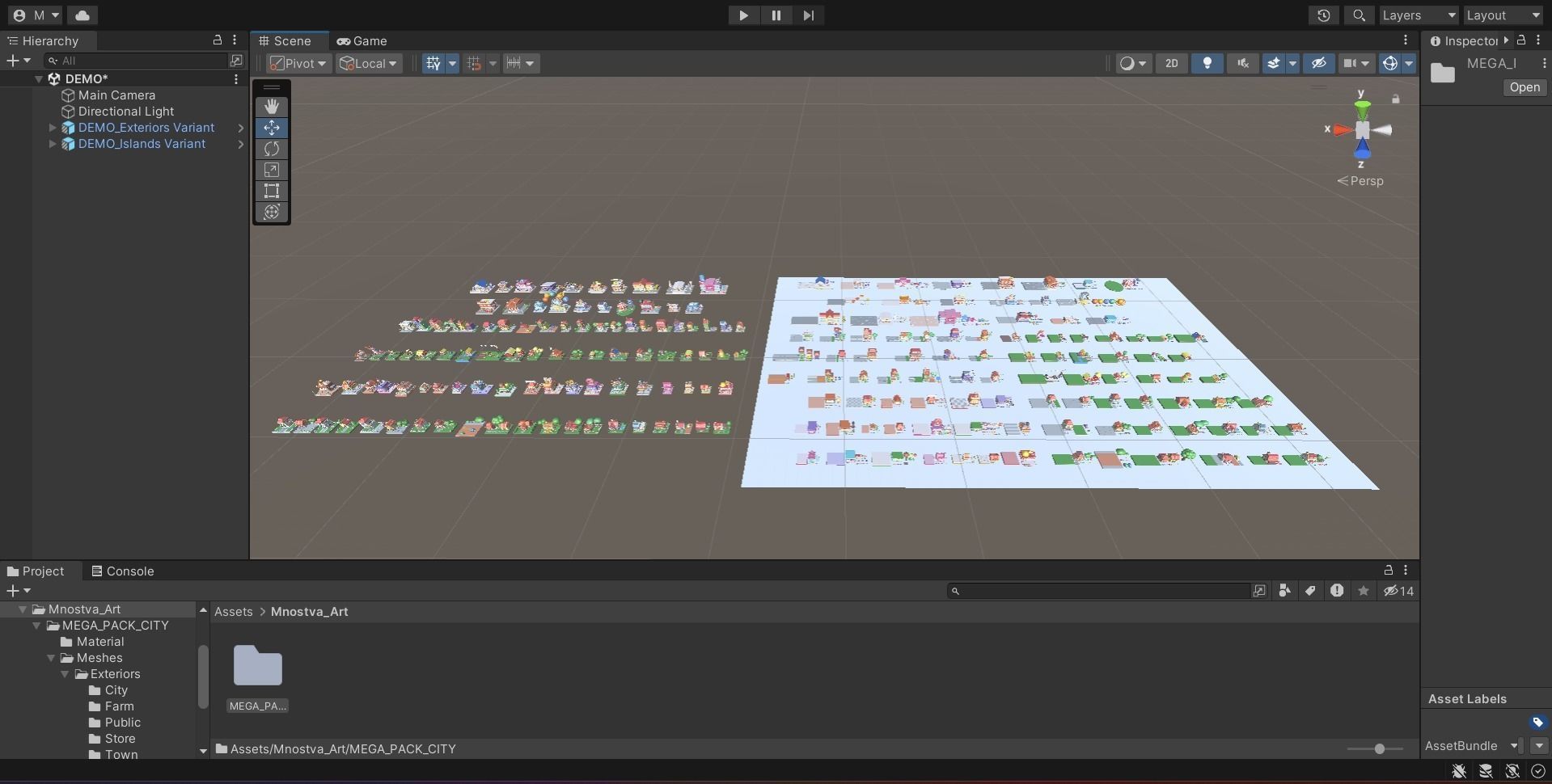 MEGA PACK Cozy Cartoon World Exterior Low-poly 3D model_24