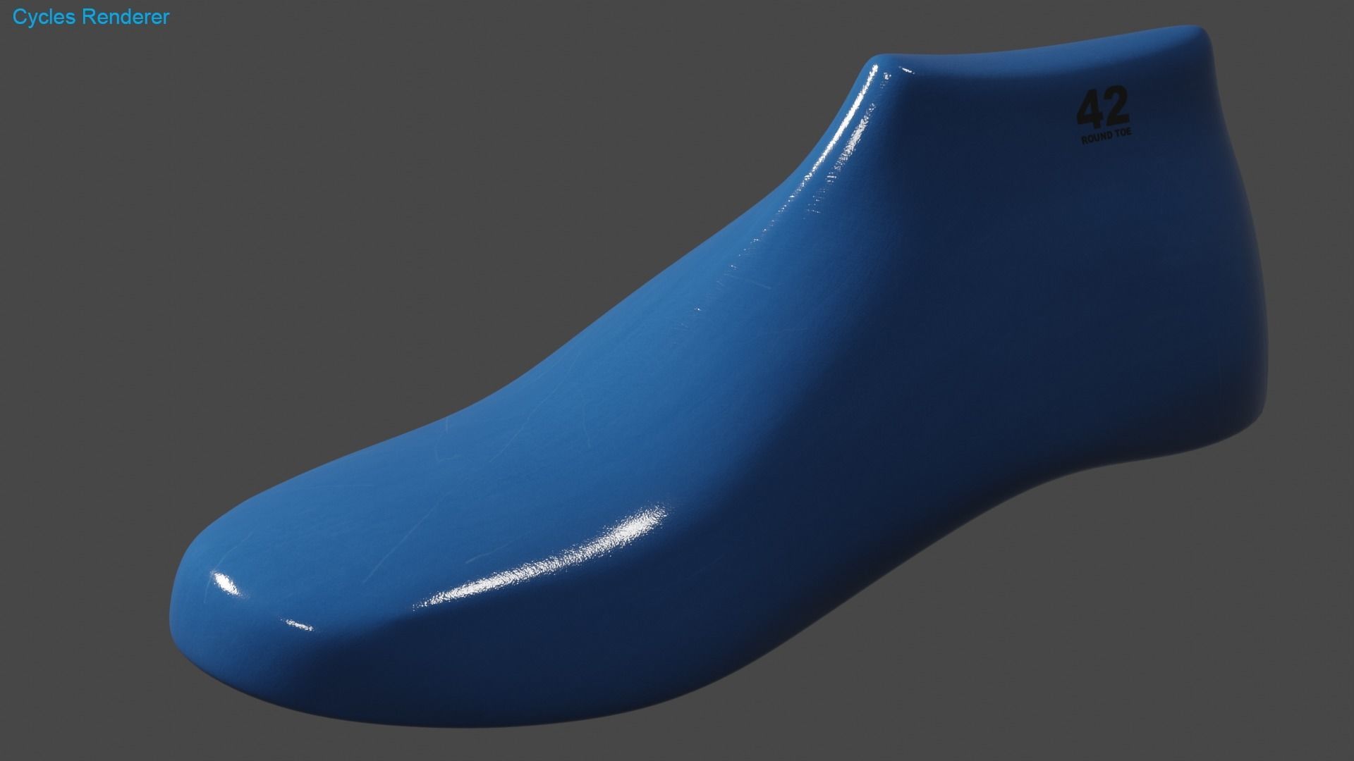 Shoe Last CG 3D model_1