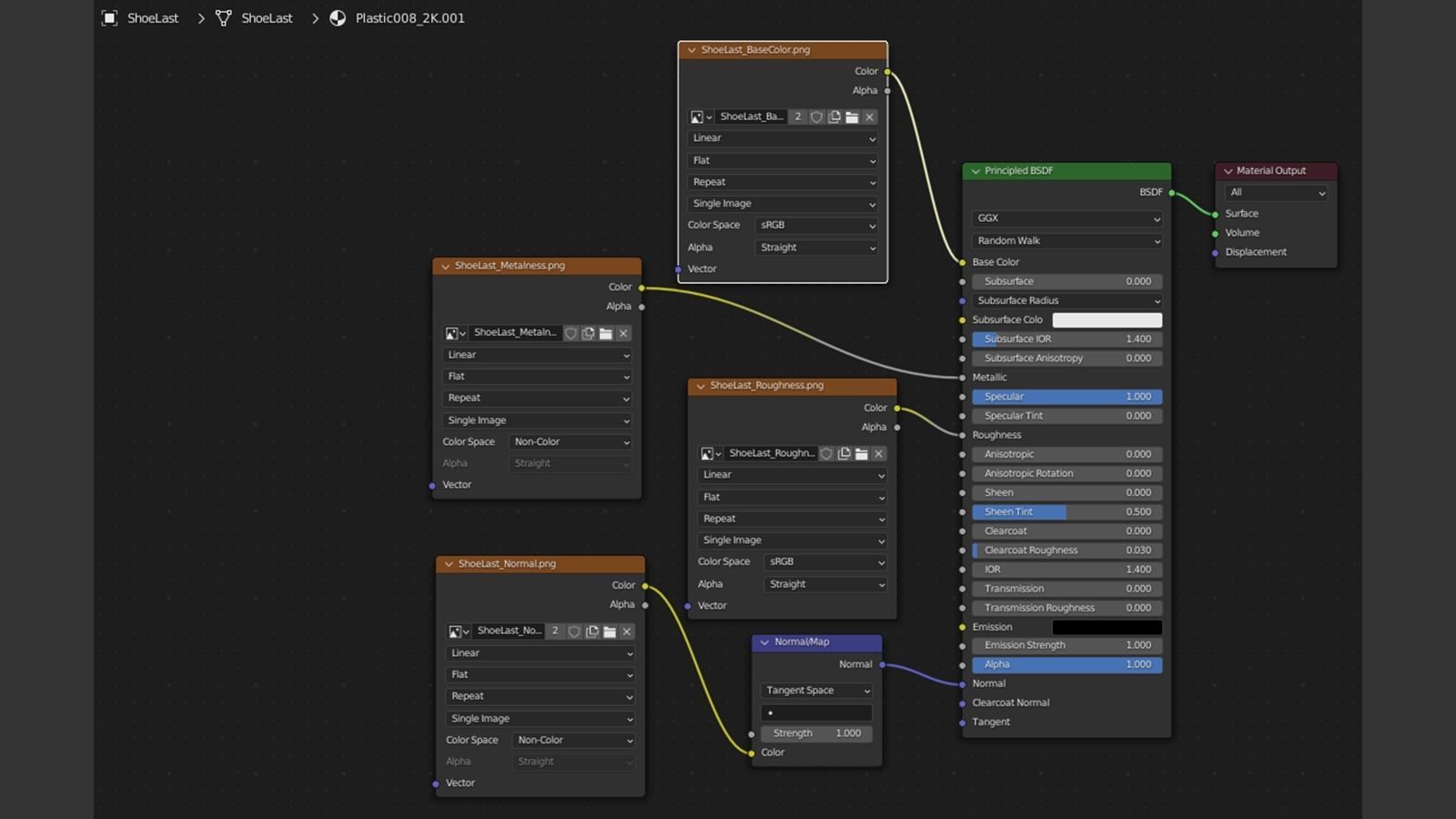 Shoe Last CG 3D model_5