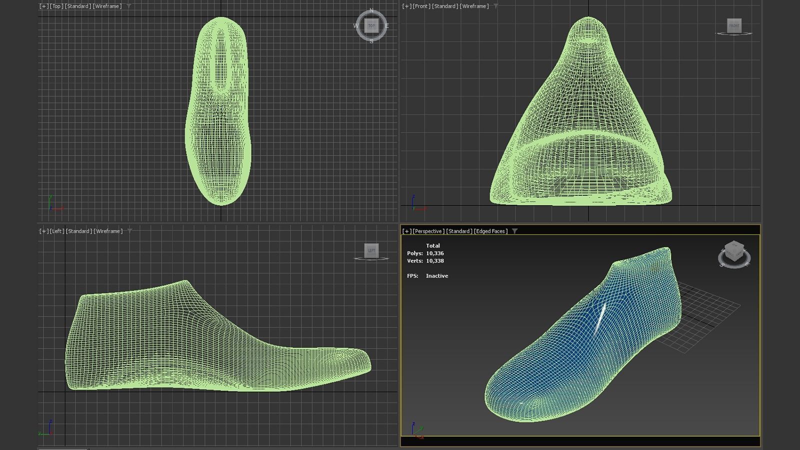 Shoe Last CG 3D model_2