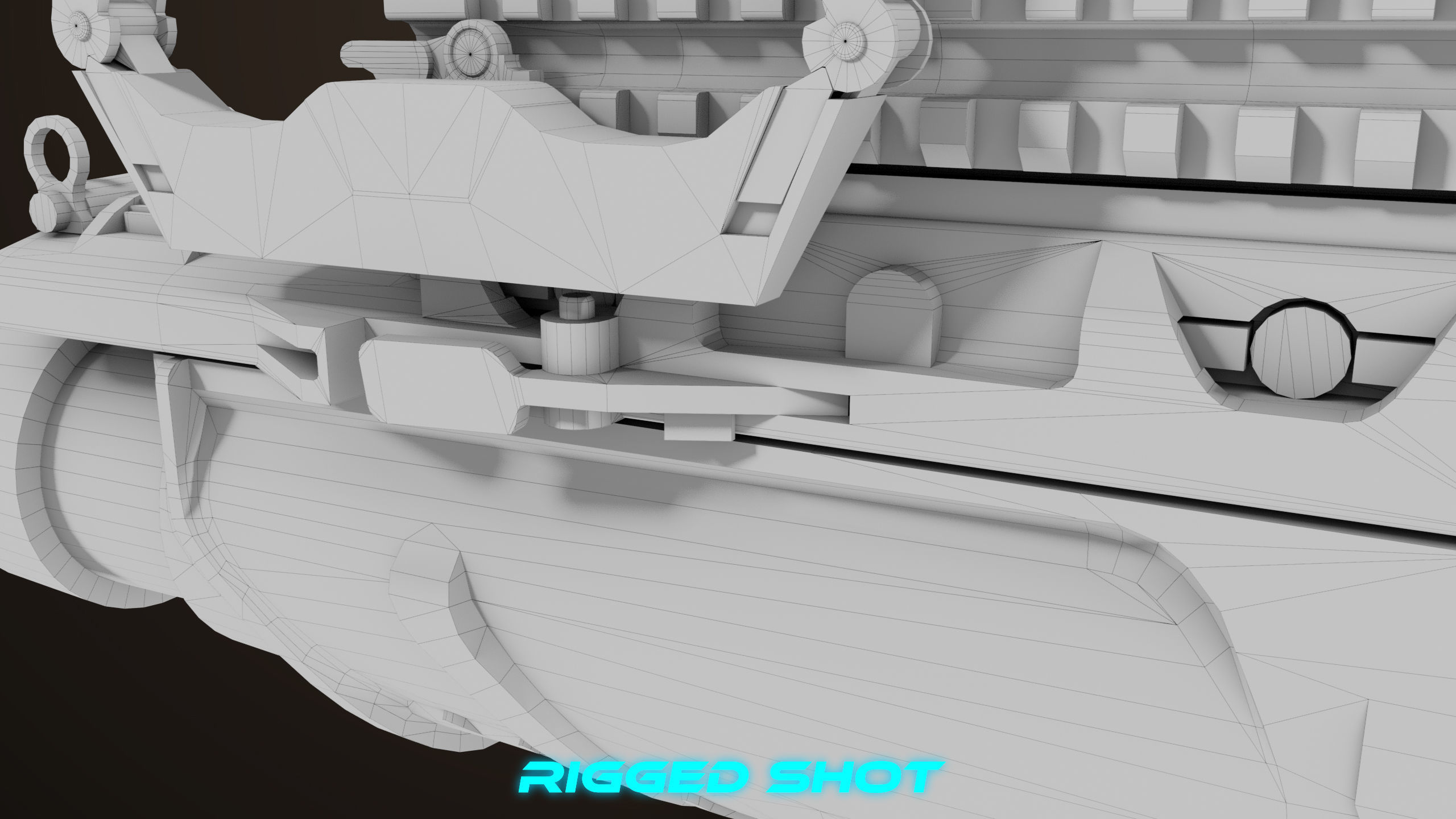 Grenade Launcher 05 Black All PBR Unity UE Textures Low-poly 3D model_49