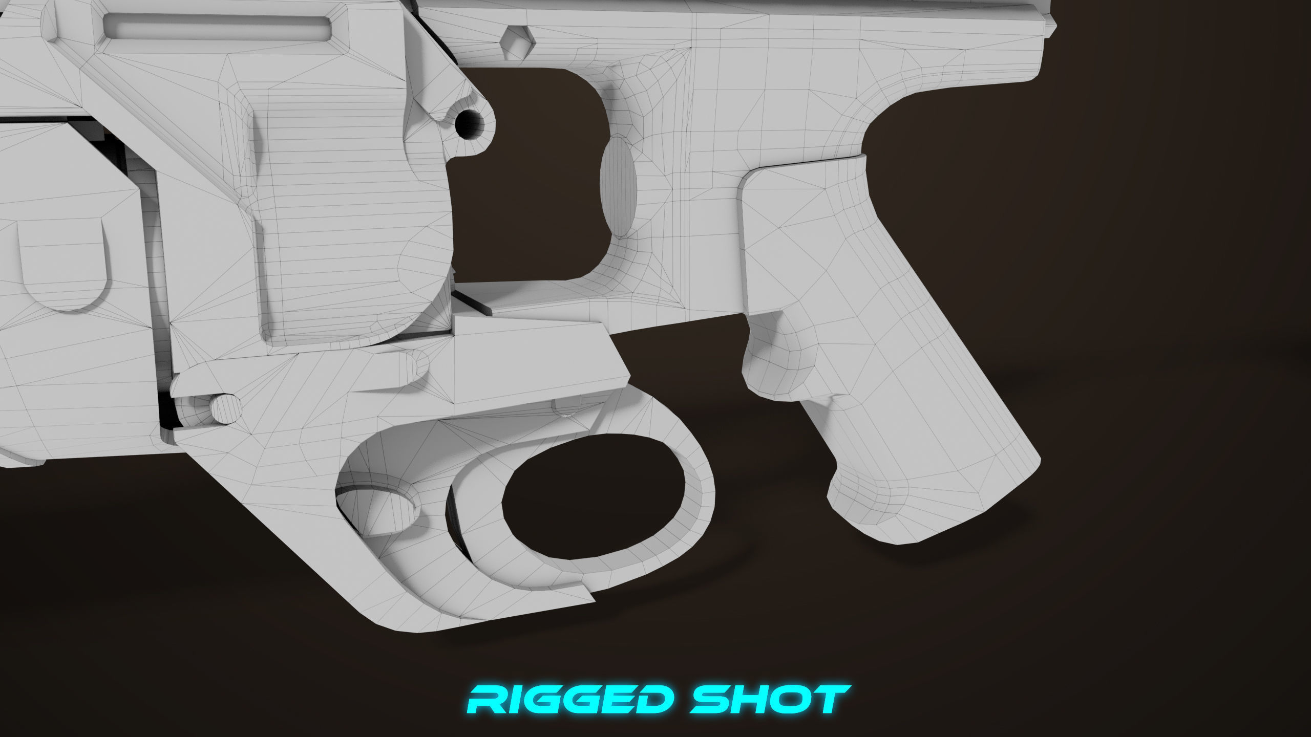 Grenade Launcher 05 Black All PBR Unity UE Textures Low-poly 3D model_46