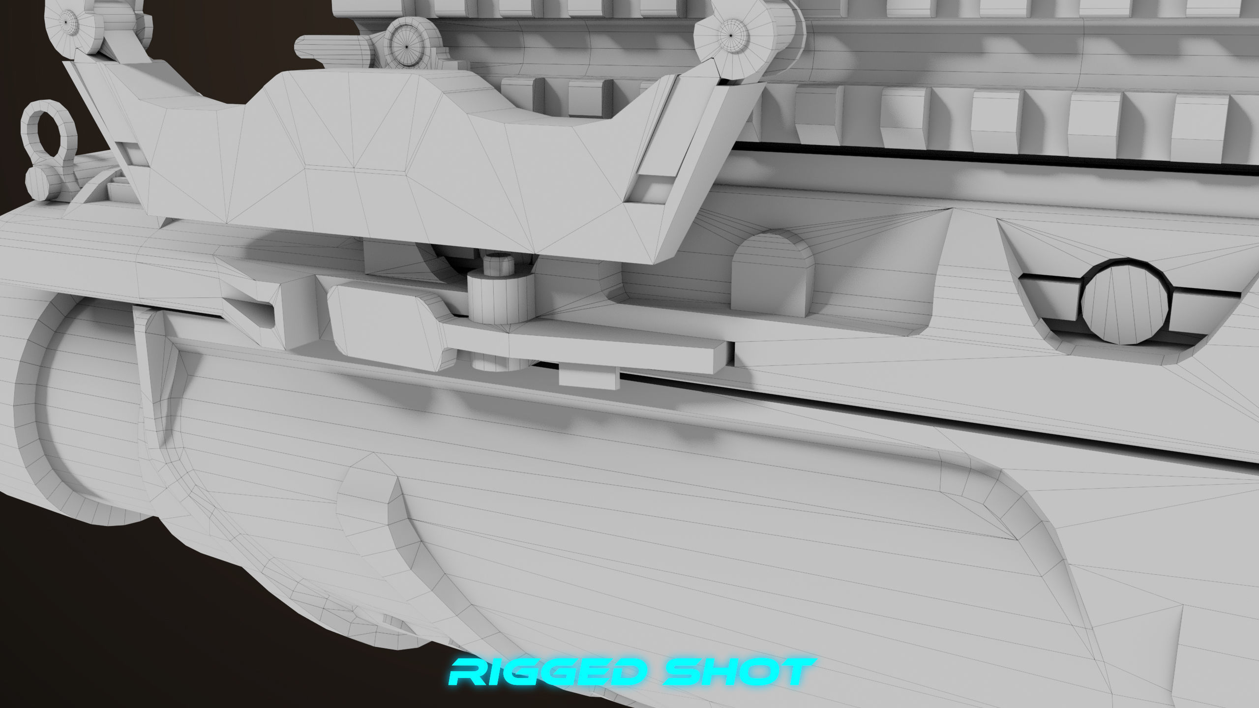 Grenade Launcher 05 Black All PBR Unity UE Textures Low-poly 3D model_50