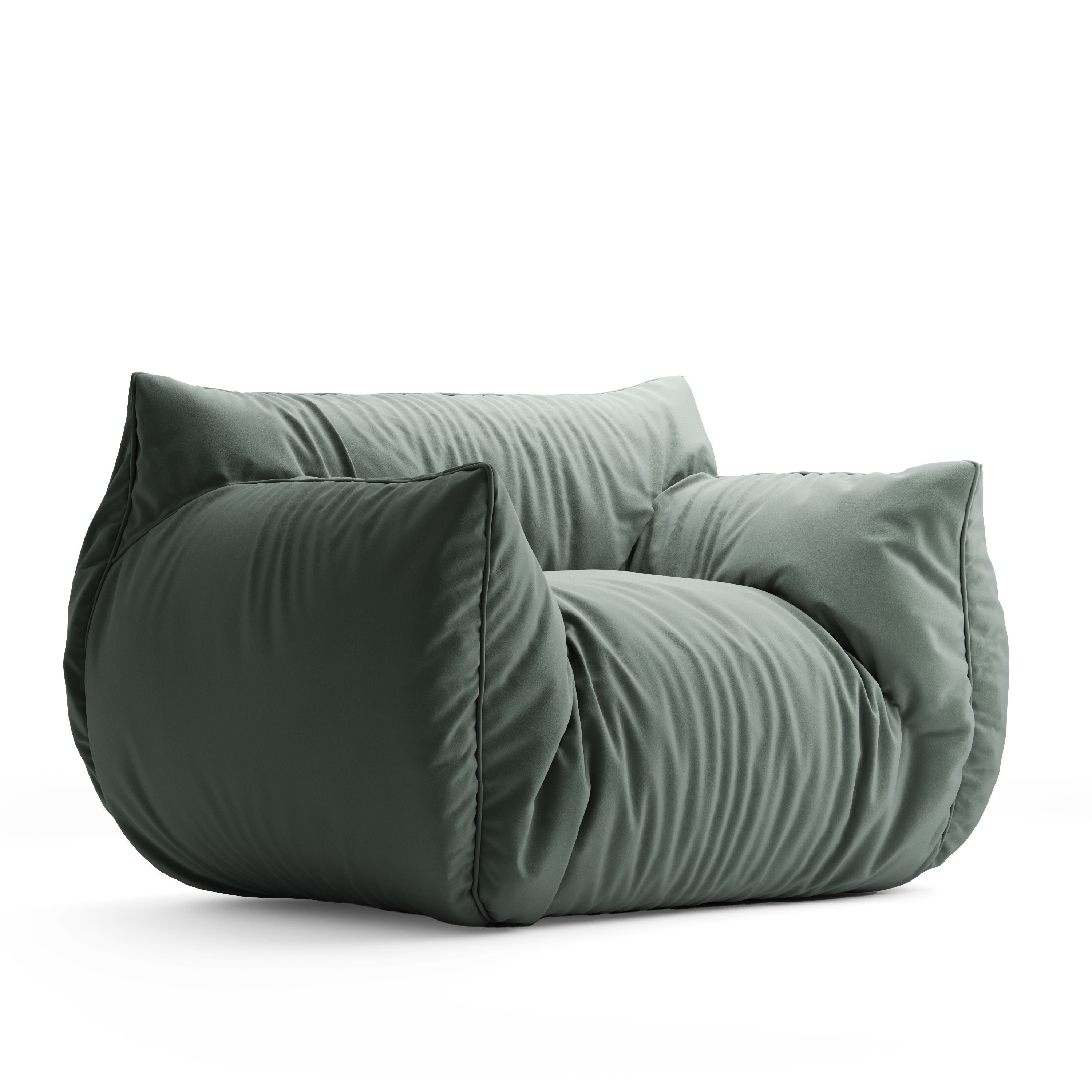 Gervasoni armchair Nuvola 3D model_2