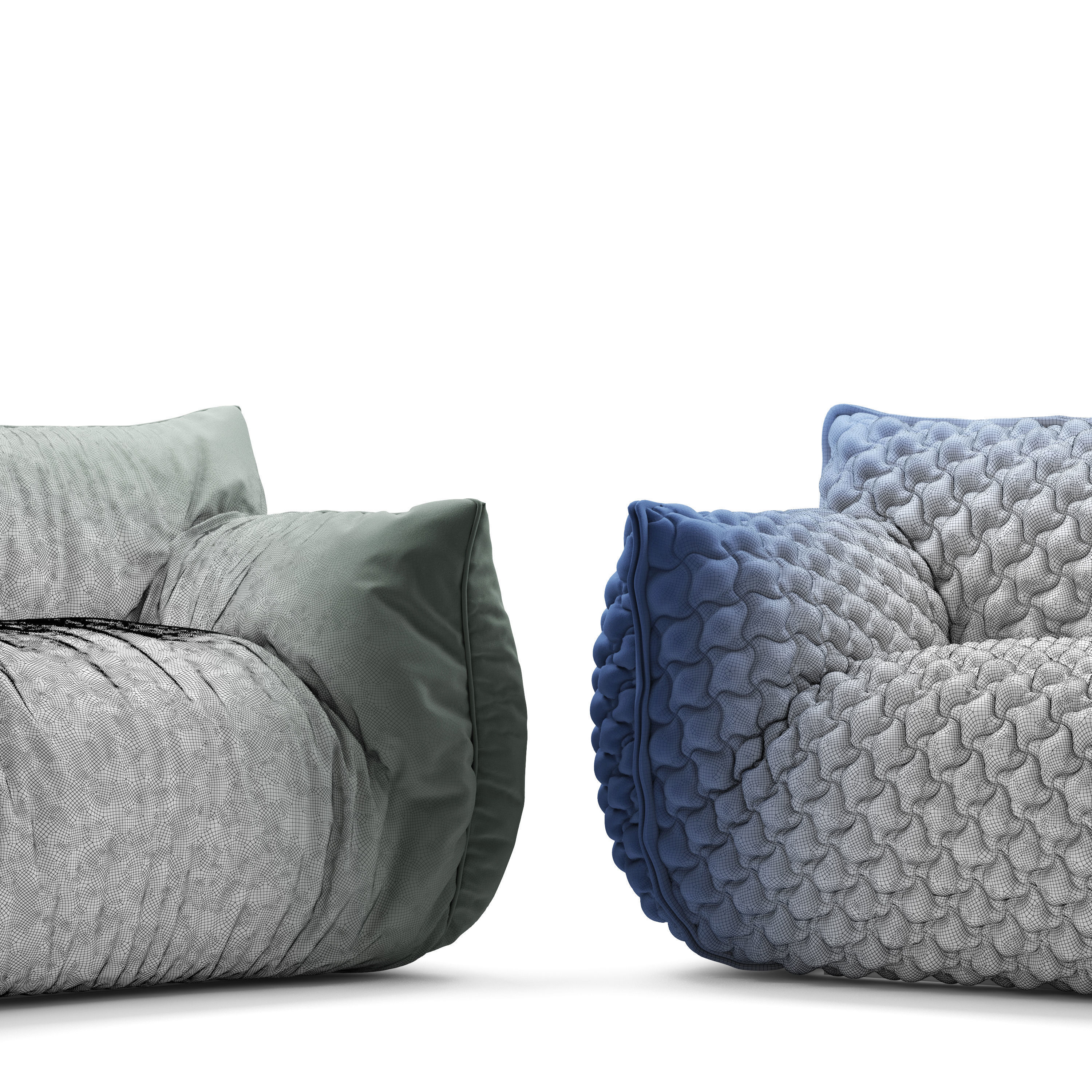 Gervasoni armchair Nuvola 3D model_12