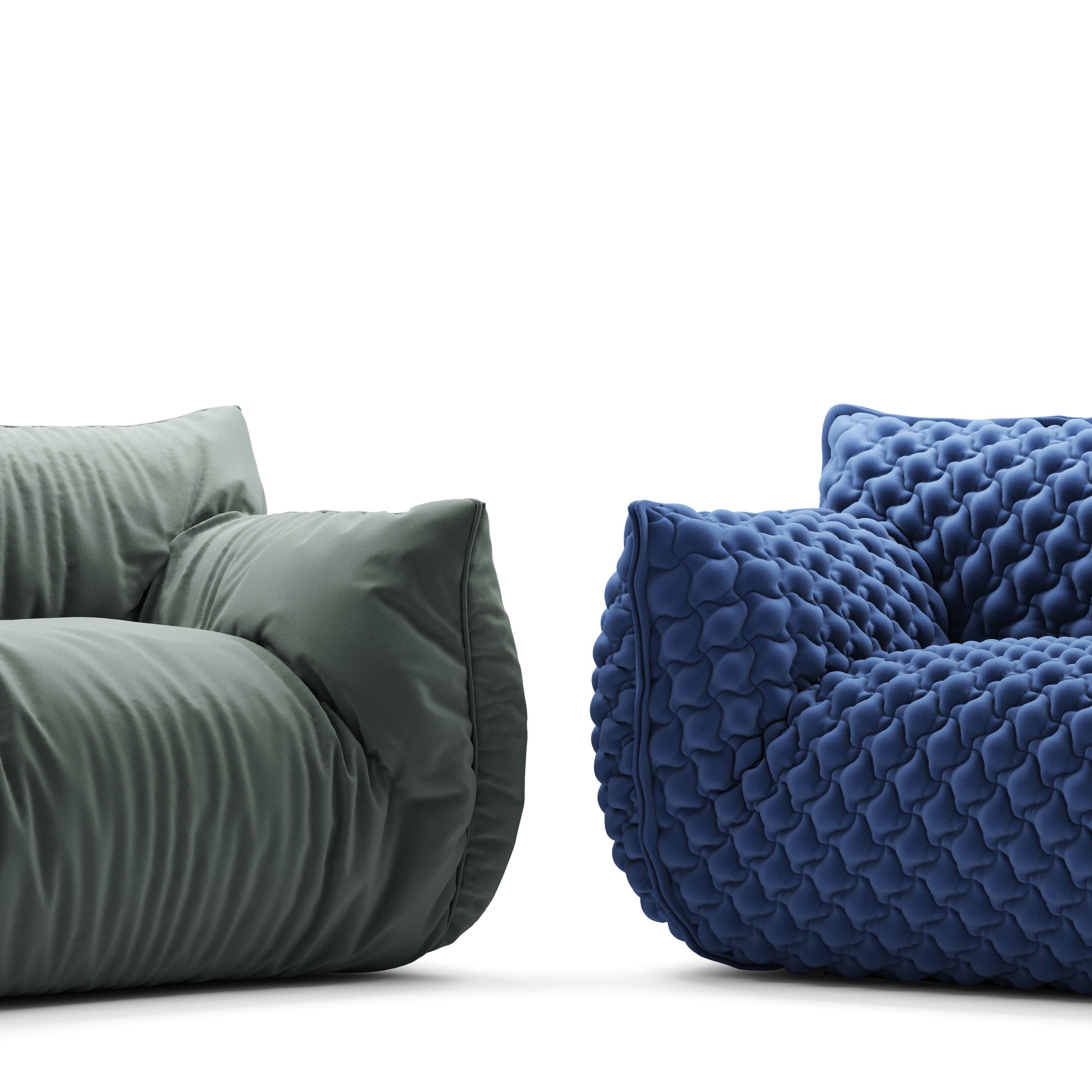 Gervasoni armchair Nuvola 3D model_11