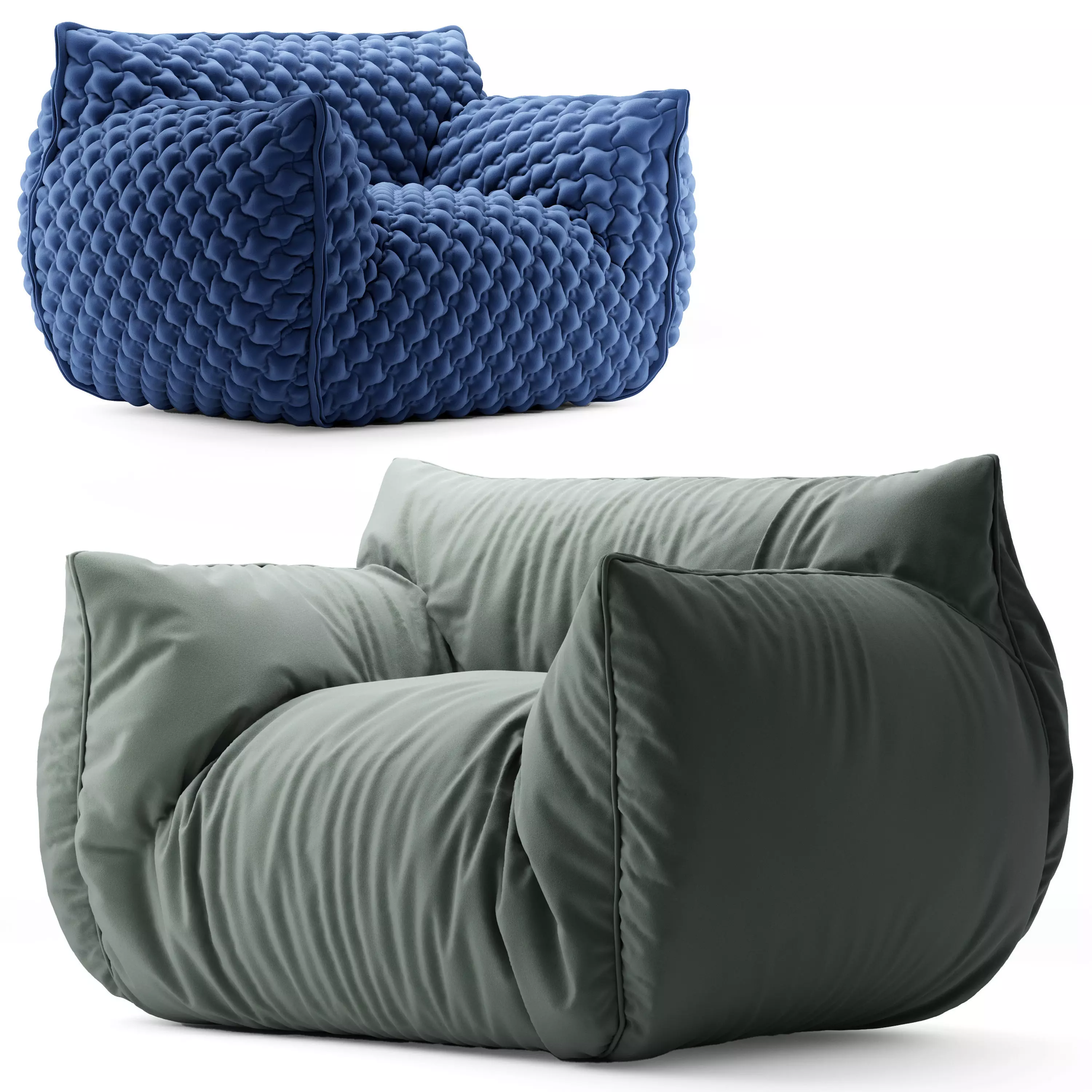 Gervasoni armchair Nuvola 3D model_0