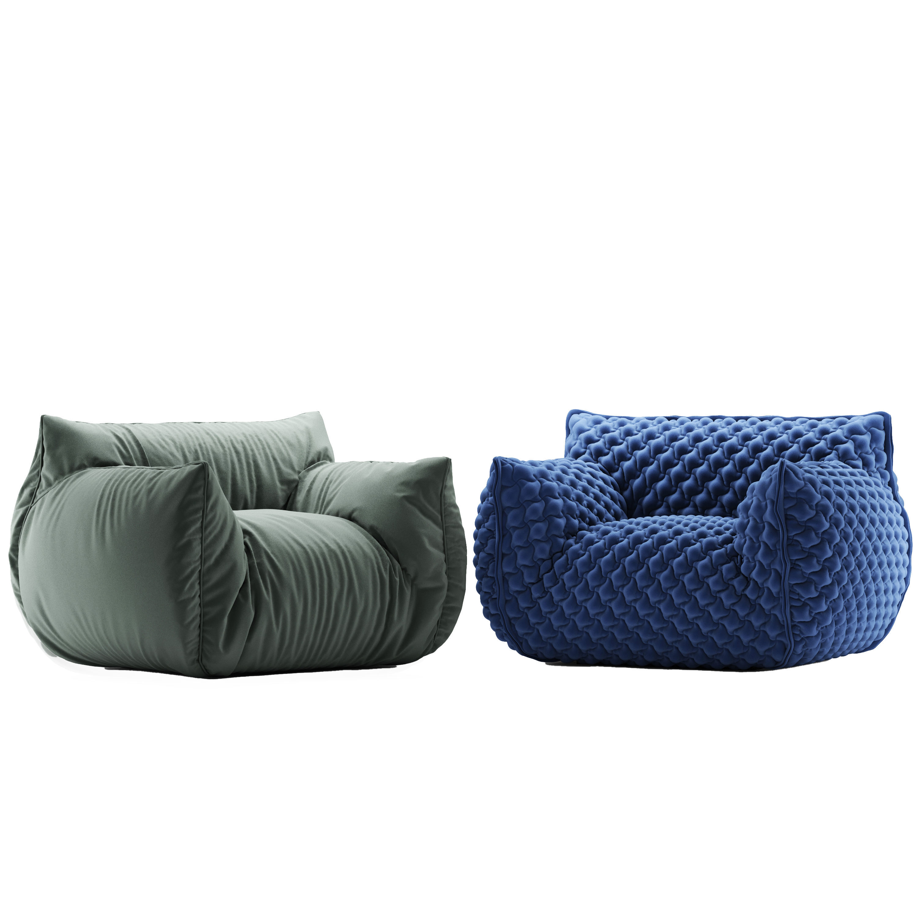 Gervasoni armchair Nuvola 3D model_10