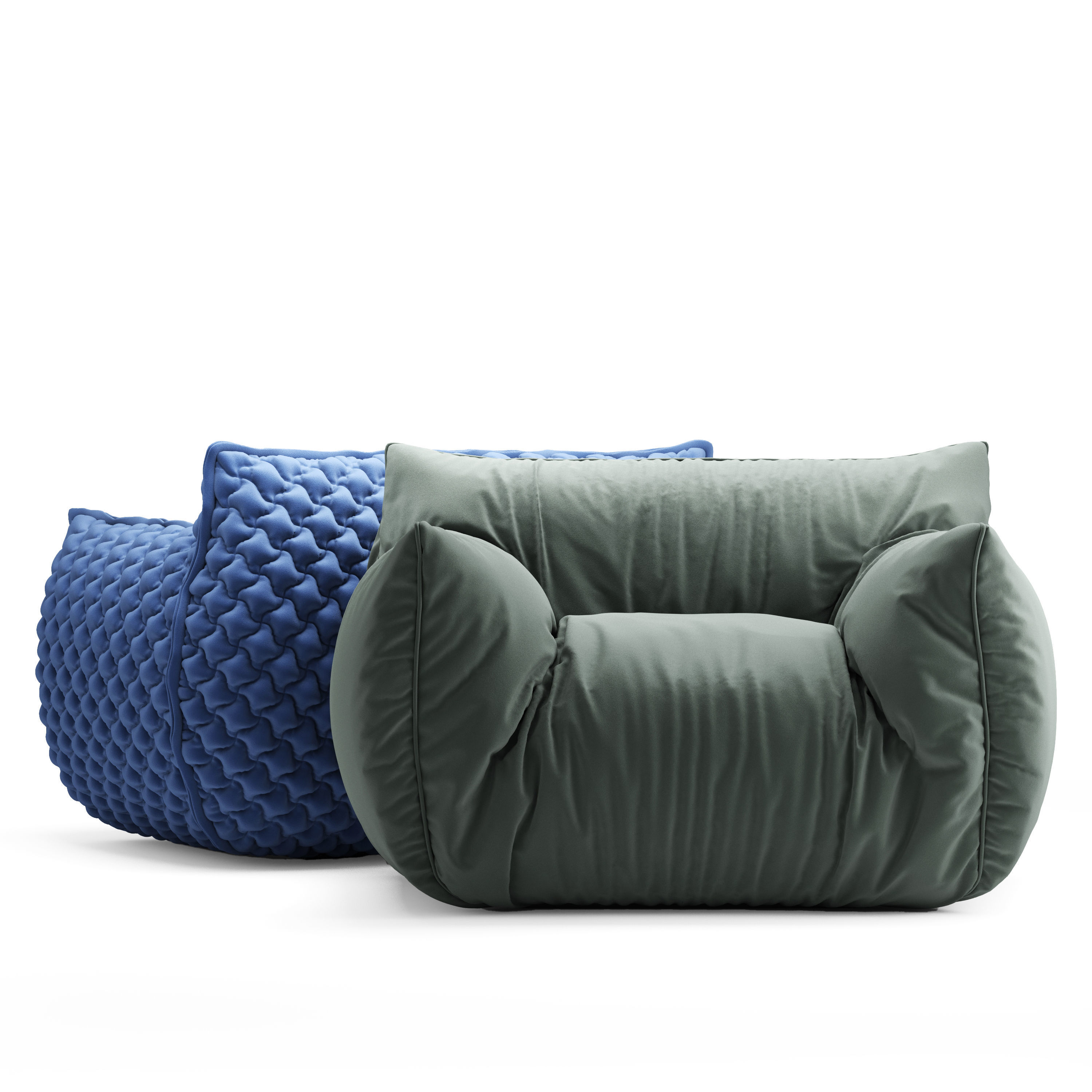 Gervasoni armchair Nuvola 3D model_9