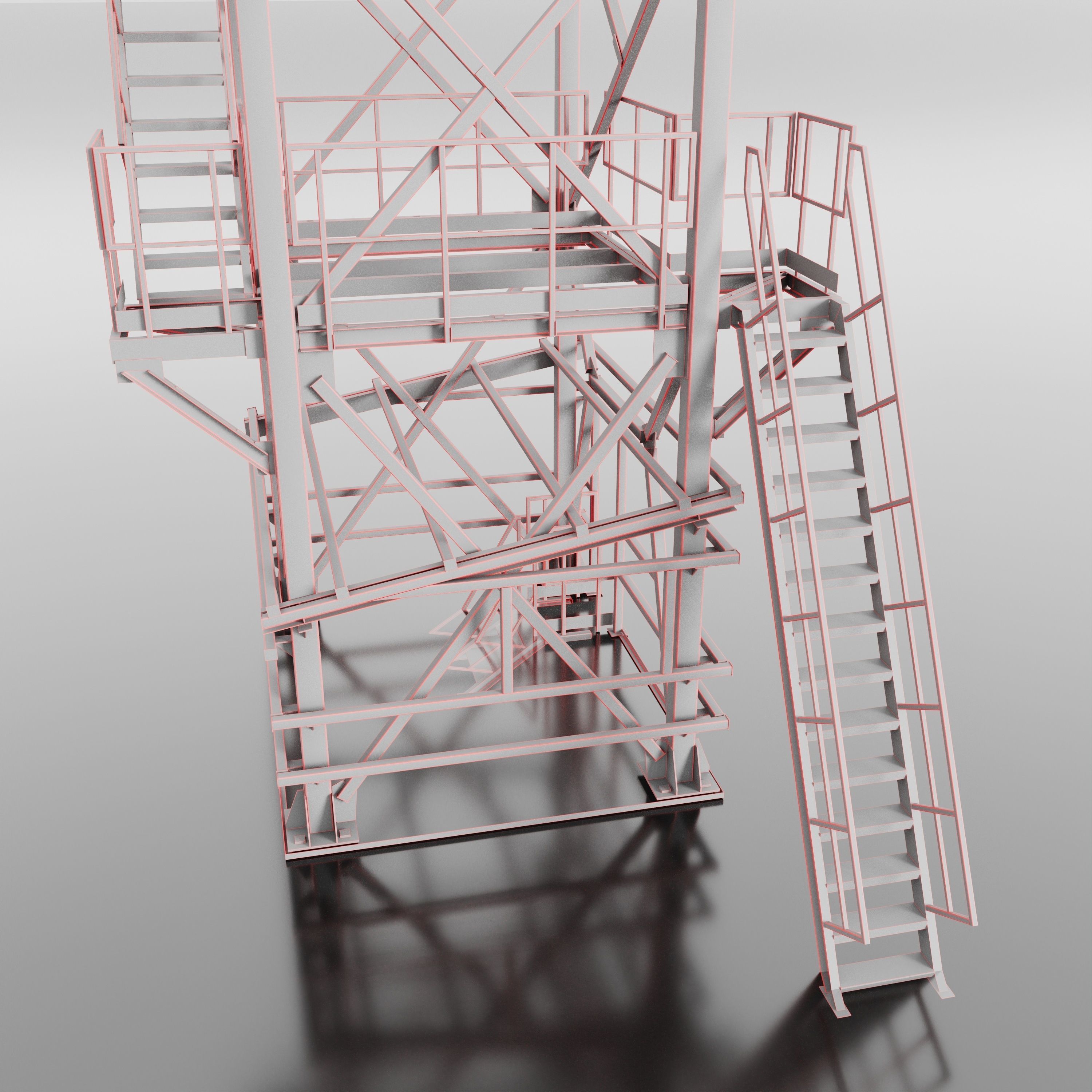 Elevator 3D model_7