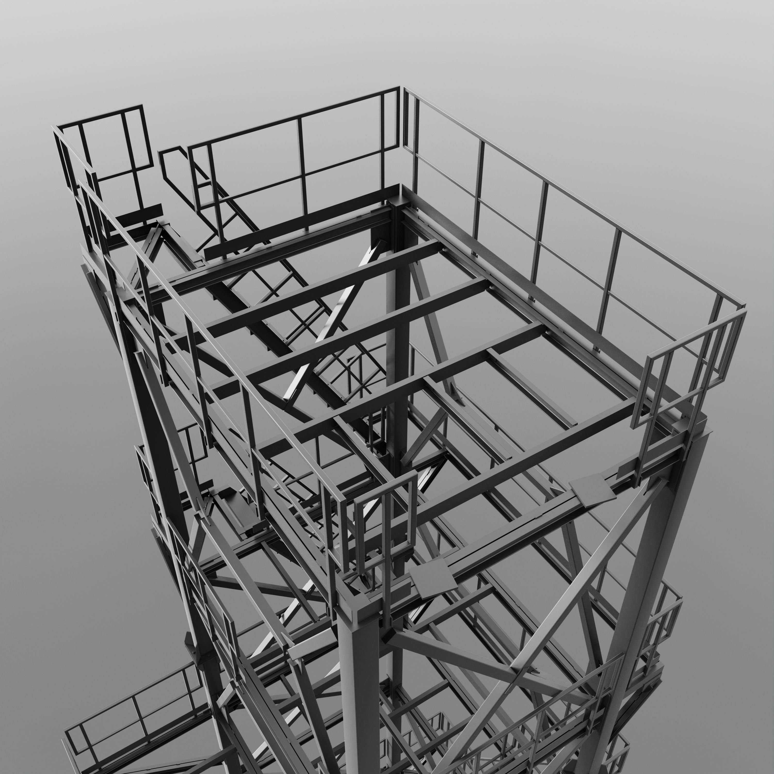 Elevator 3D model_10