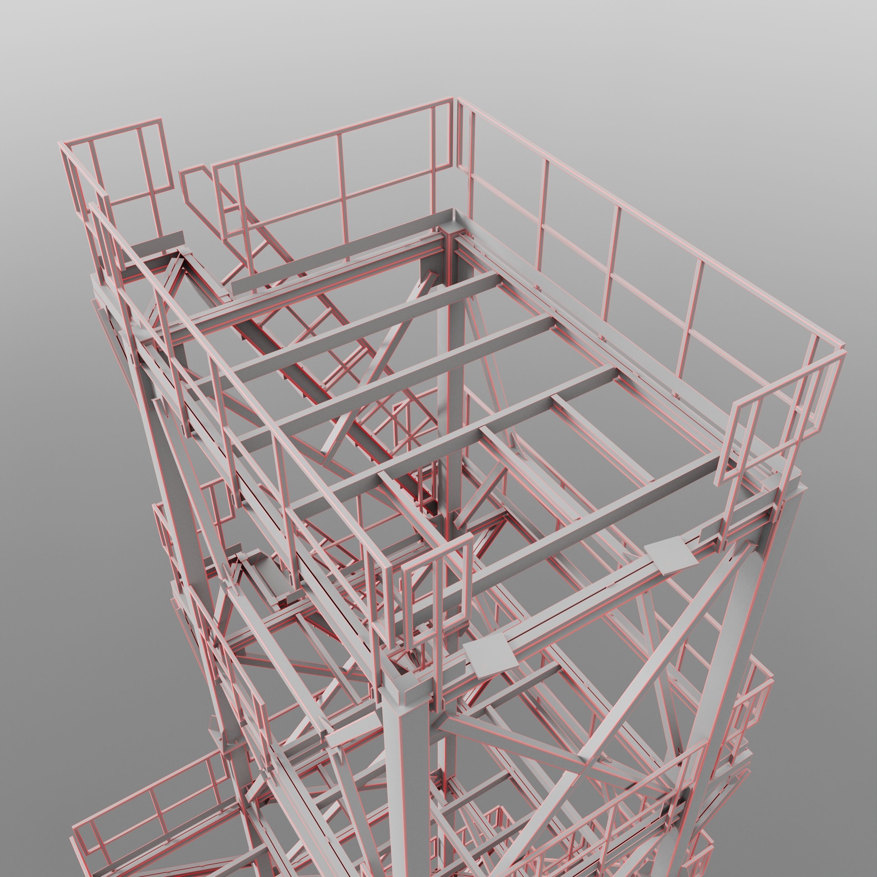 Elevator 3D model_11