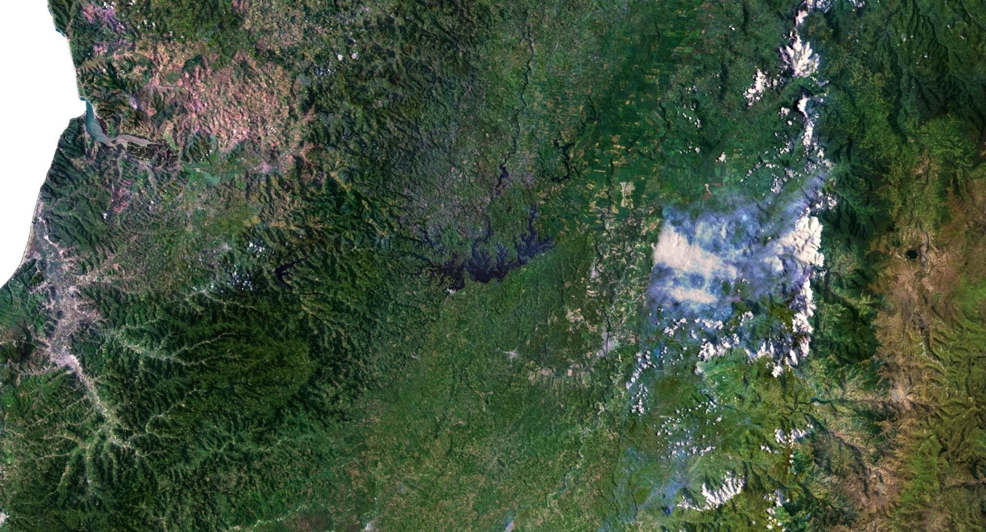 Ecuador Terrain 3D Map 3D model_3