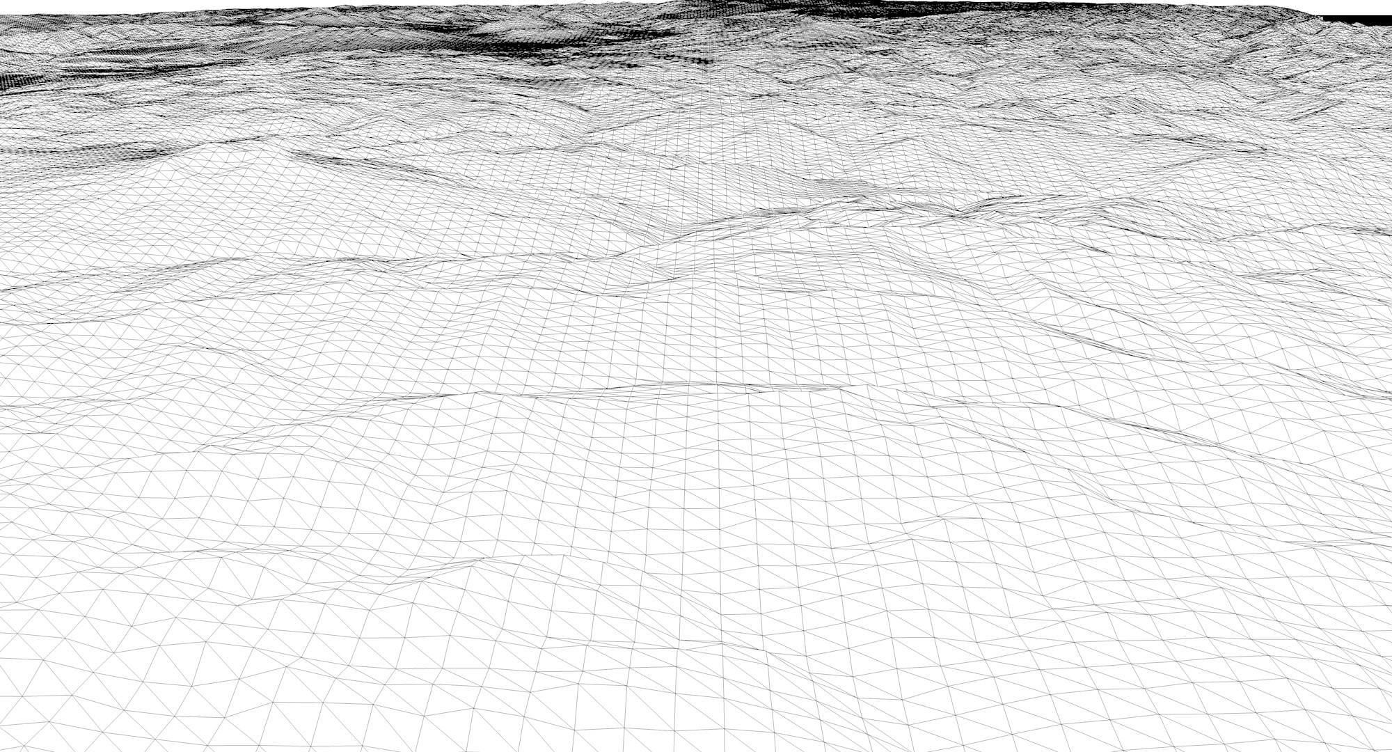 Ecuador Terrain 3D Map 3D model_13