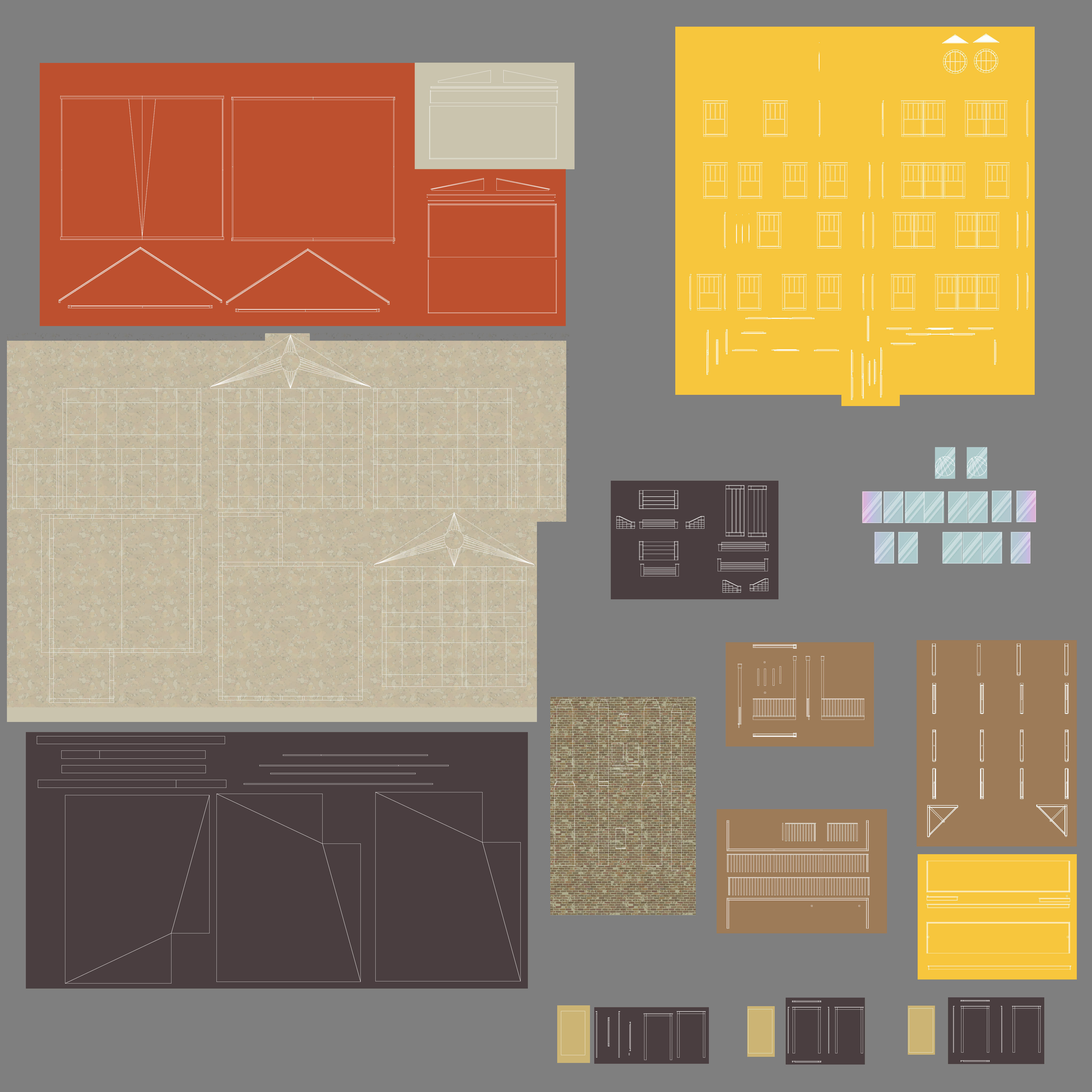 Cartoon House 6 Low-poly 3D model_13