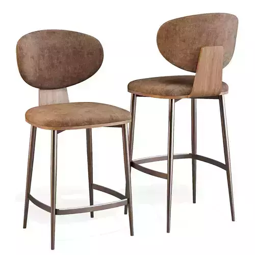 Bonaldo Olos Too - Bar and Counter Stool Set 01