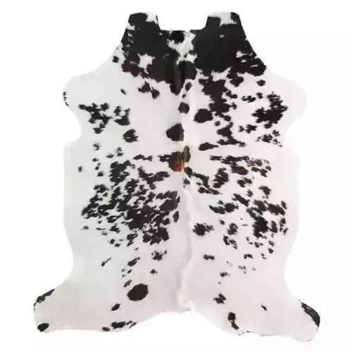 Black and White Cowhide Rug B6159