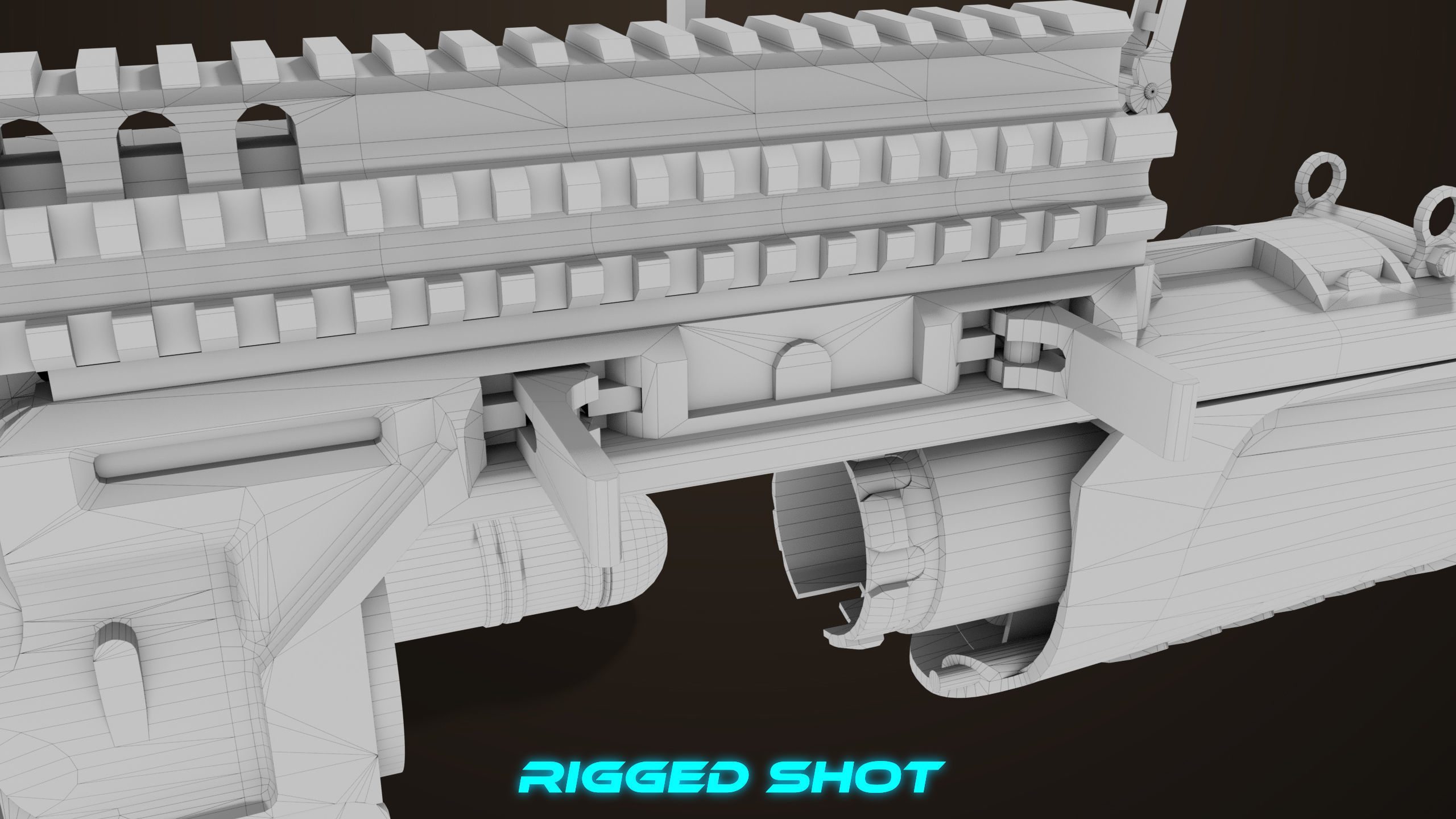 Grenade Launcher 05 Brown All PBR Unity UE Textures Low-poly 3D model_57