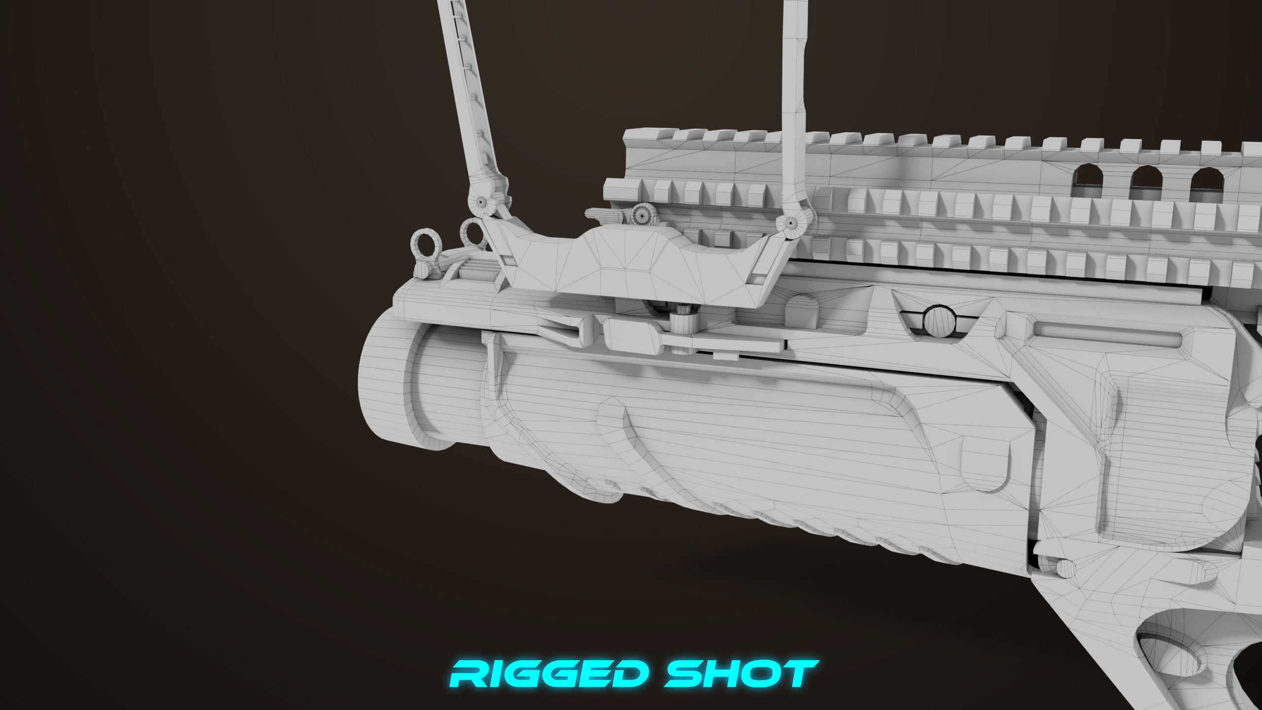 Grenade Launcher 05 Brown All PBR Unity UE Textures Low-poly 3D model_51