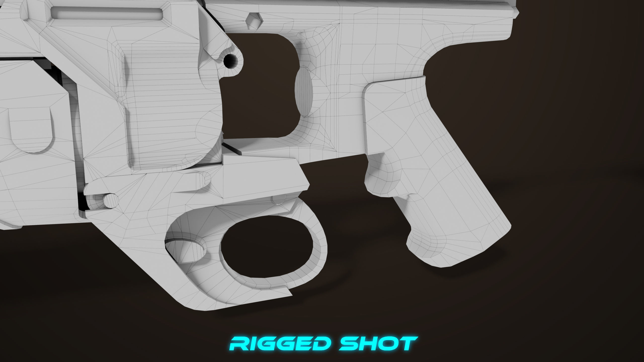 Grenade Launcher 05 Brown All PBR Unity UE Textures Low-poly 3D model_45