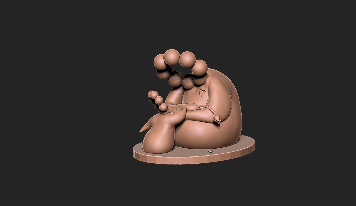 MOTHER AND CHILD 2 3D print model_2