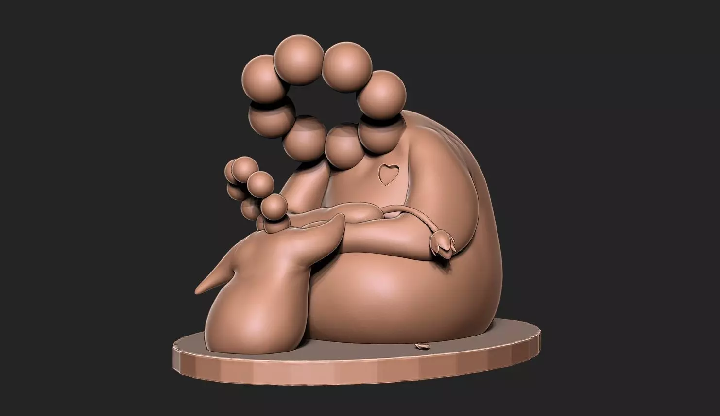 MOTHER AND CHILD 2 3D print model_0