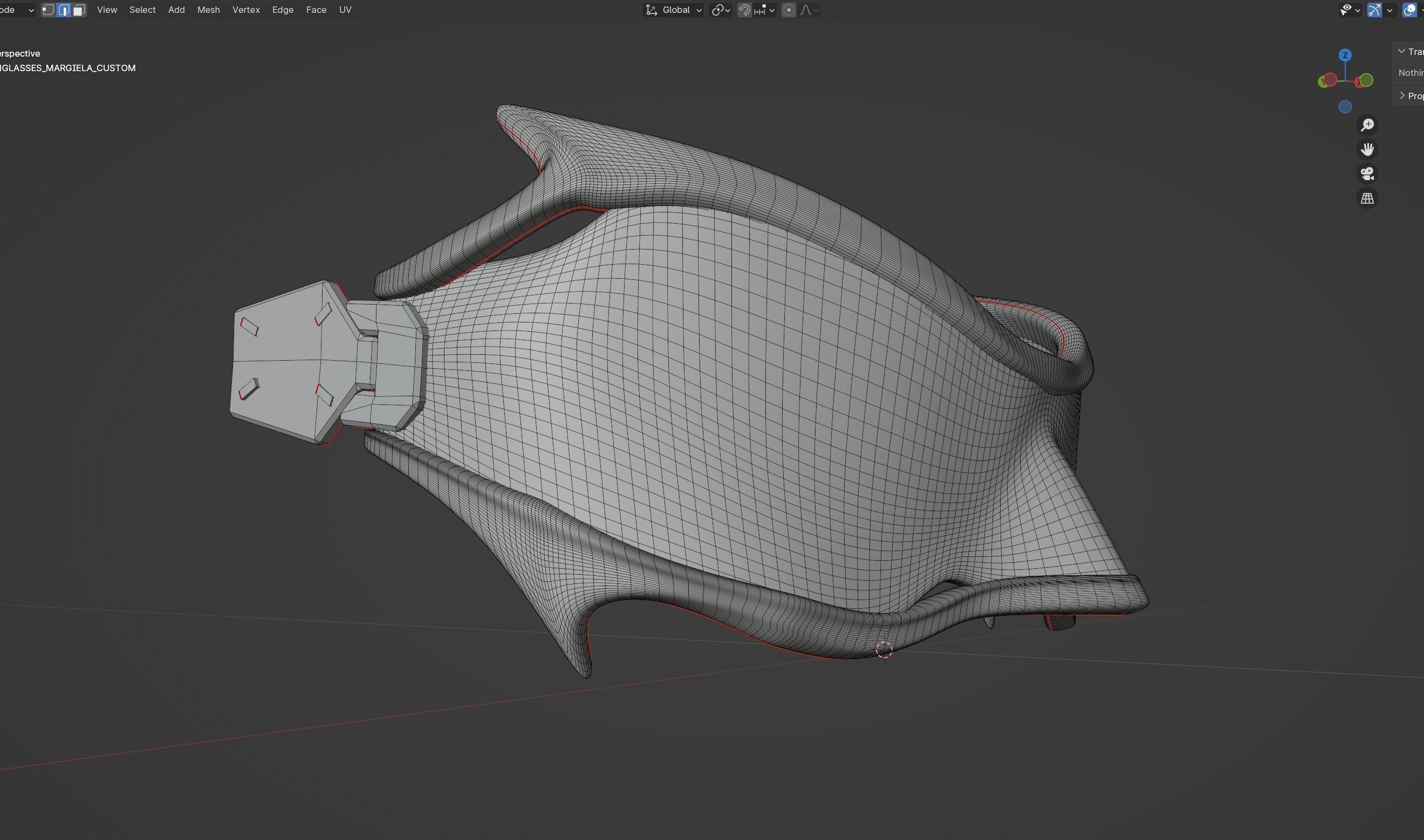 Sunglasses - Gentle Monster X Margiela - Custom 3D model_9