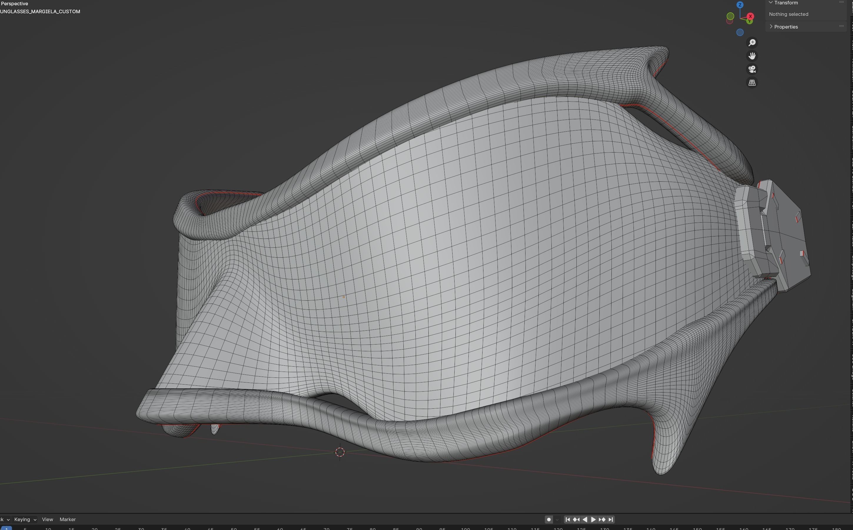 Sunglasses - Gentle Monster X Margiela - Custom 3D model_11