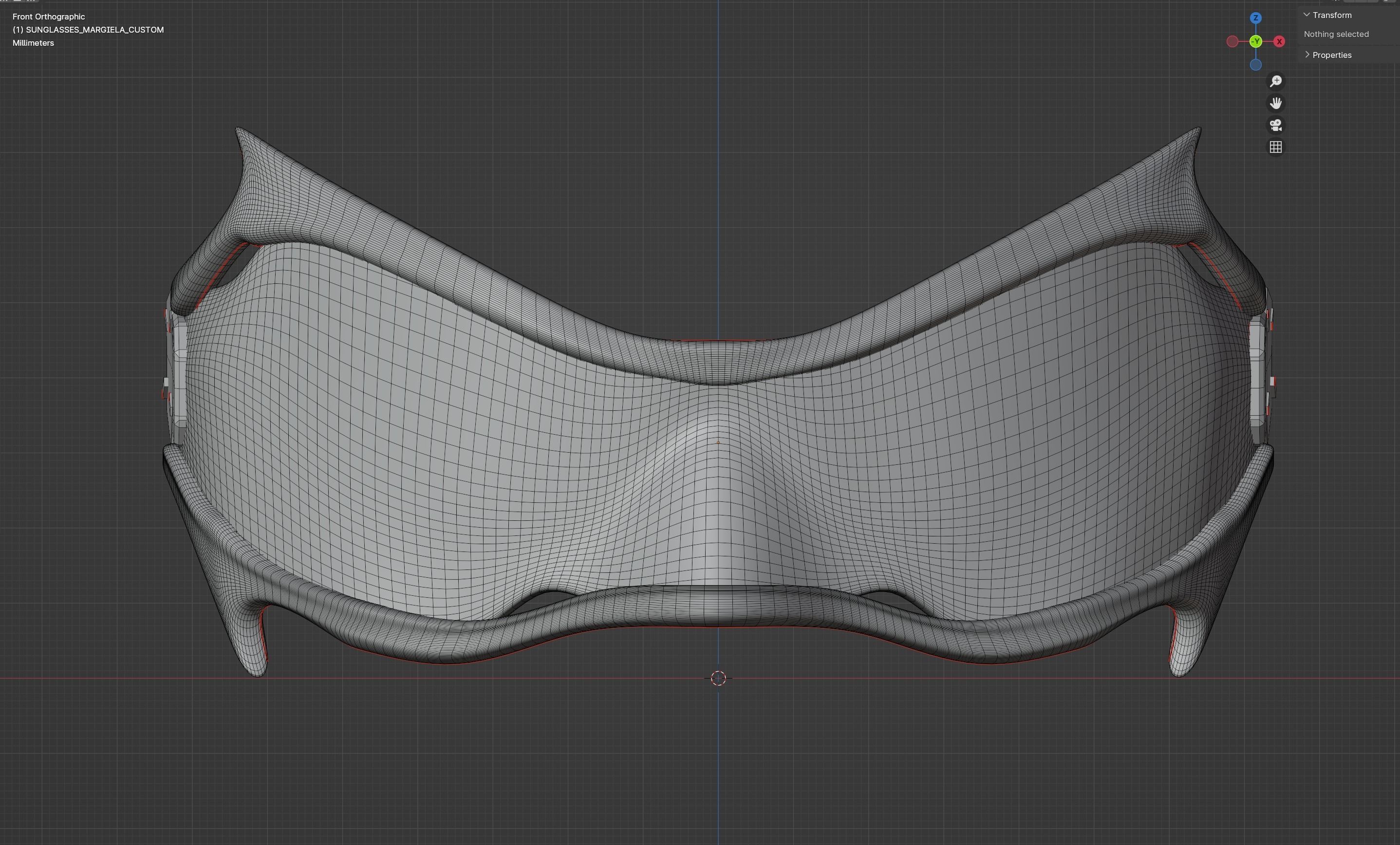 Sunglasses - Gentle Monster X Margiela - Custom 3D model_12