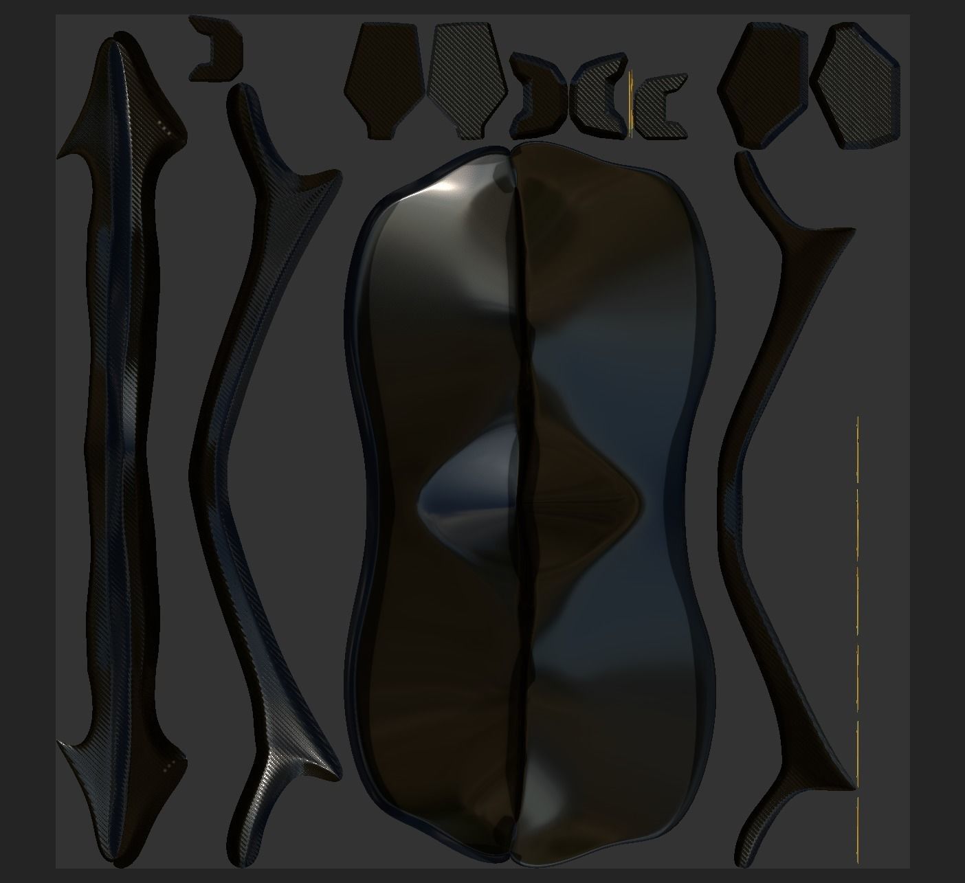 Sunglasses - Gentle Monster X Margiela - Custom 3D model_6