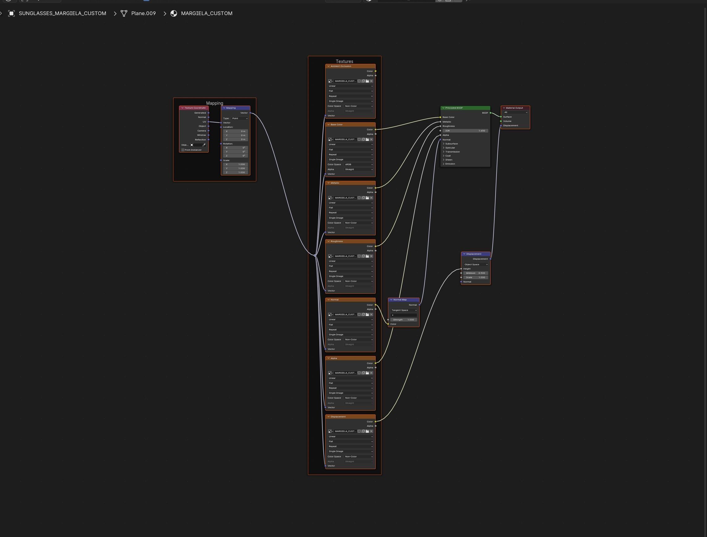 Sunglasses - Gentle Monster X Margiela - Custom 3D model_5