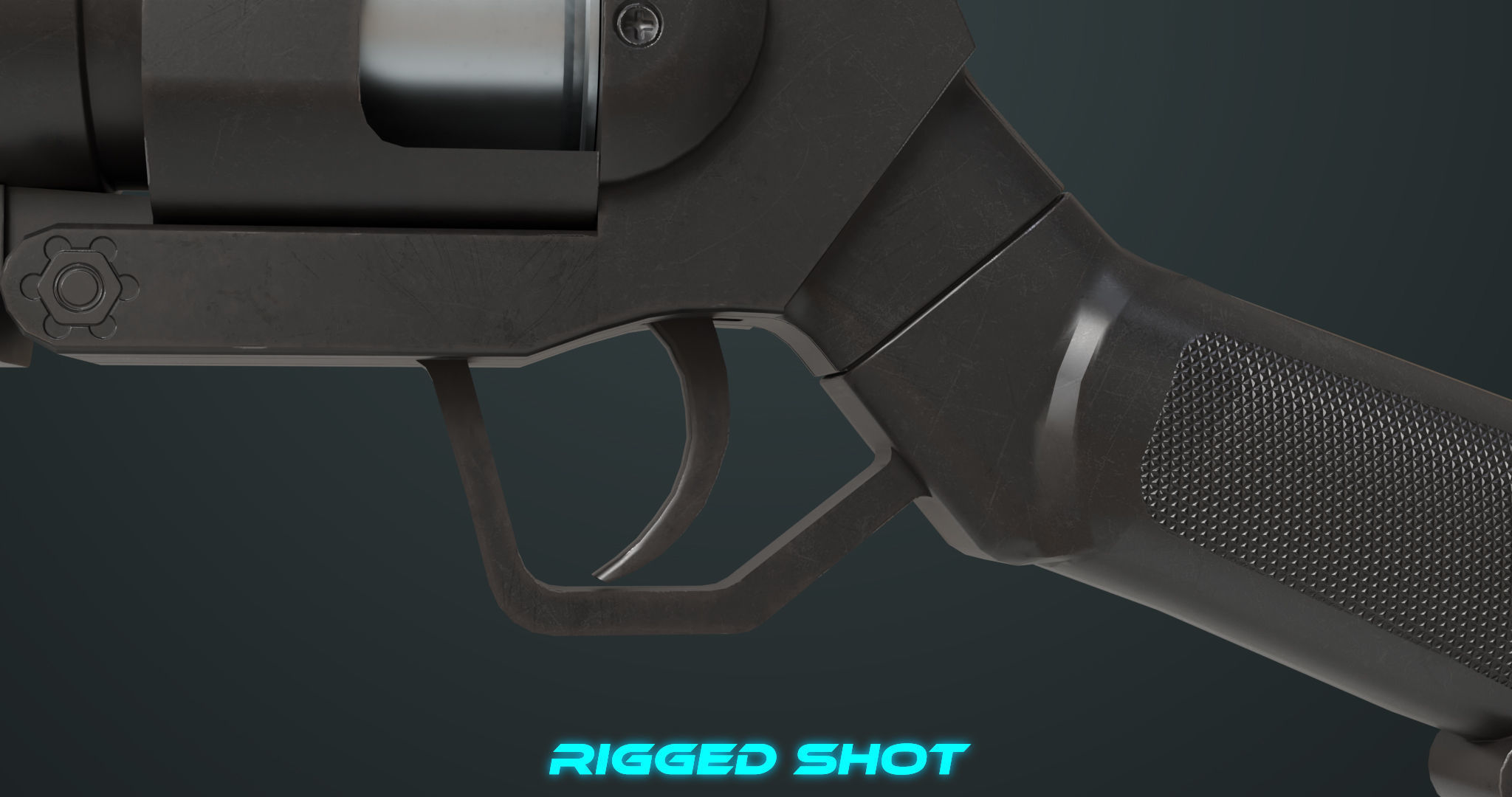 Grenade Launcher 07  All PBR Unity UE Textures Low-poly 3D model_6