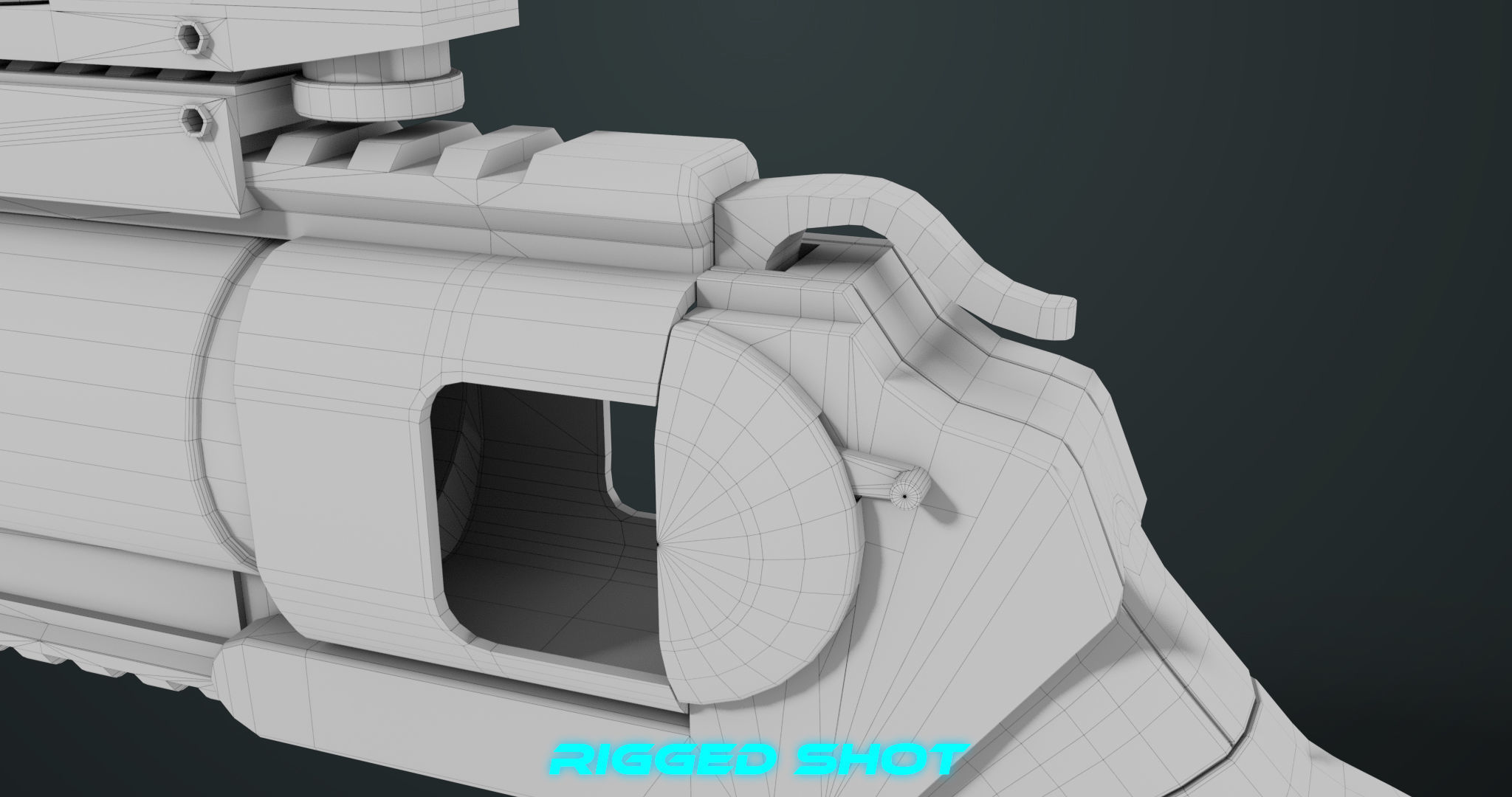 Grenade Launcher 07  All PBR Unity UE Textures Low-poly 3D model_35