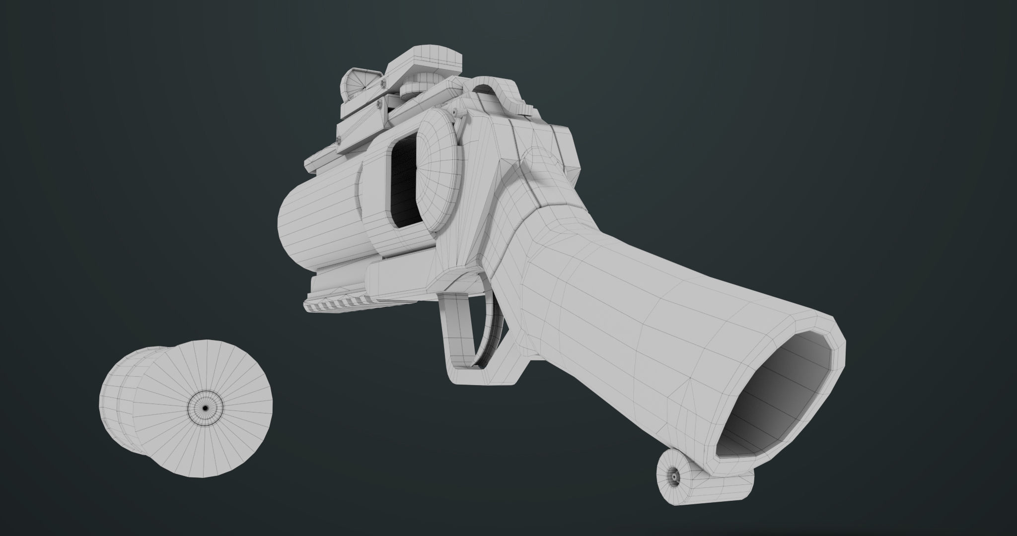 Grenade Launcher 07  All PBR Unity UE Textures Low-poly 3D model_48