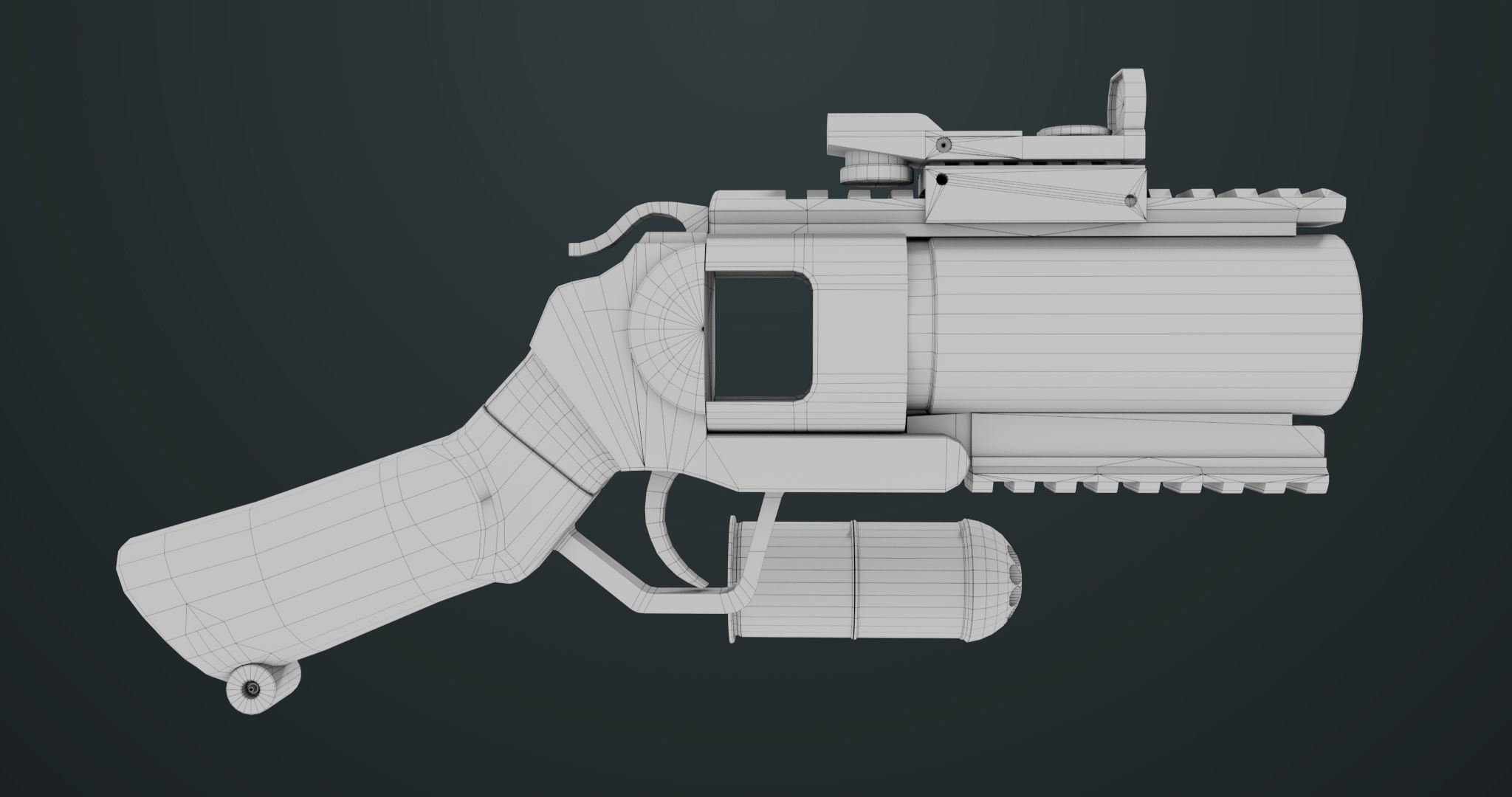 Grenade Launcher 07  All PBR Unity UE Textures Low-poly 3D model_26