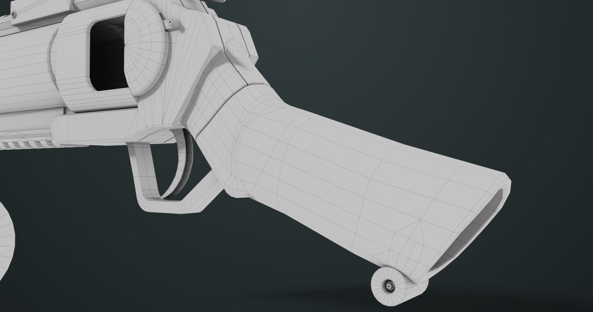 Grenade Launcher 07  All PBR Unity UE Textures Low-poly 3D model_32